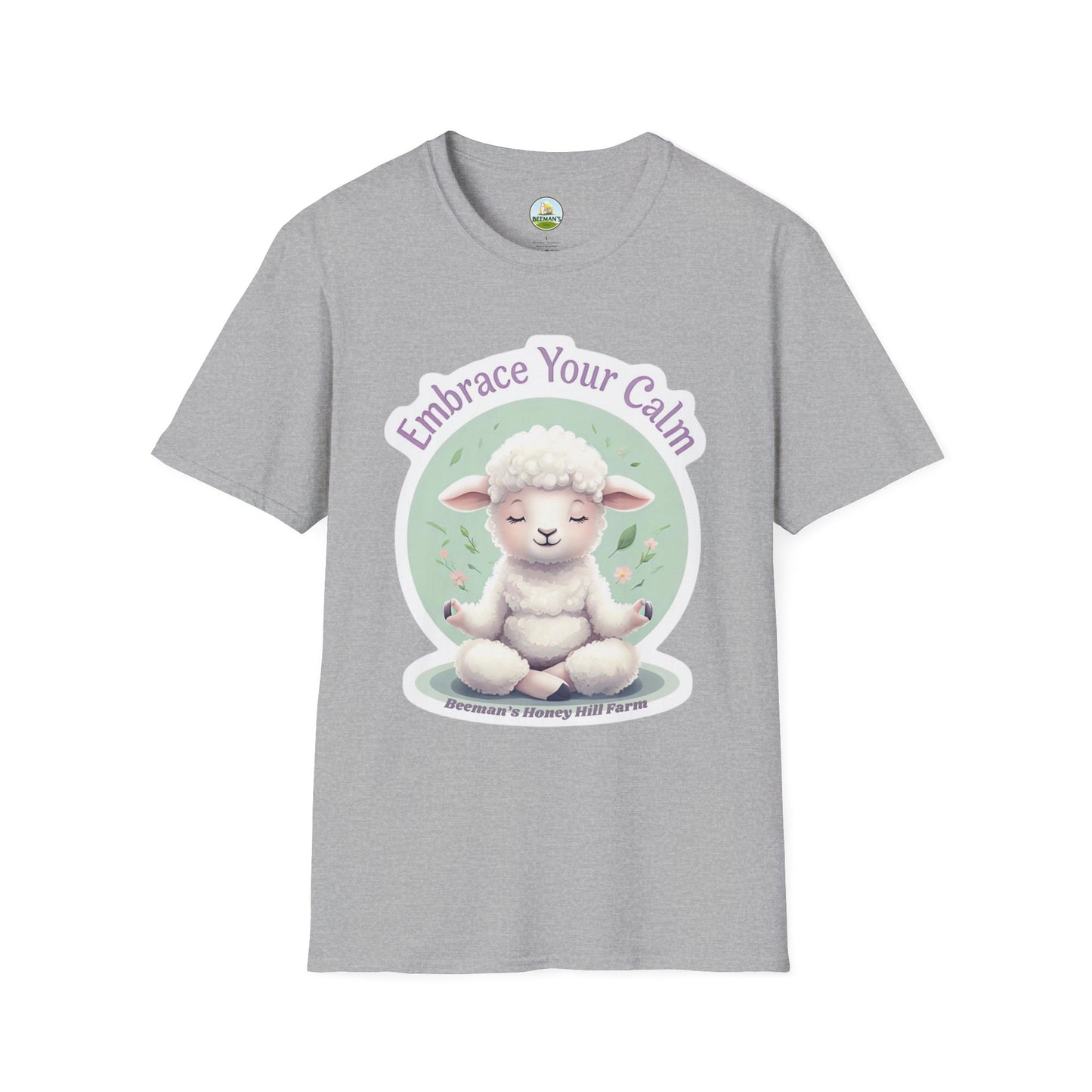 Sheep Embrace Your Calm T-Shirt - Beeman's Honey Hill Farm