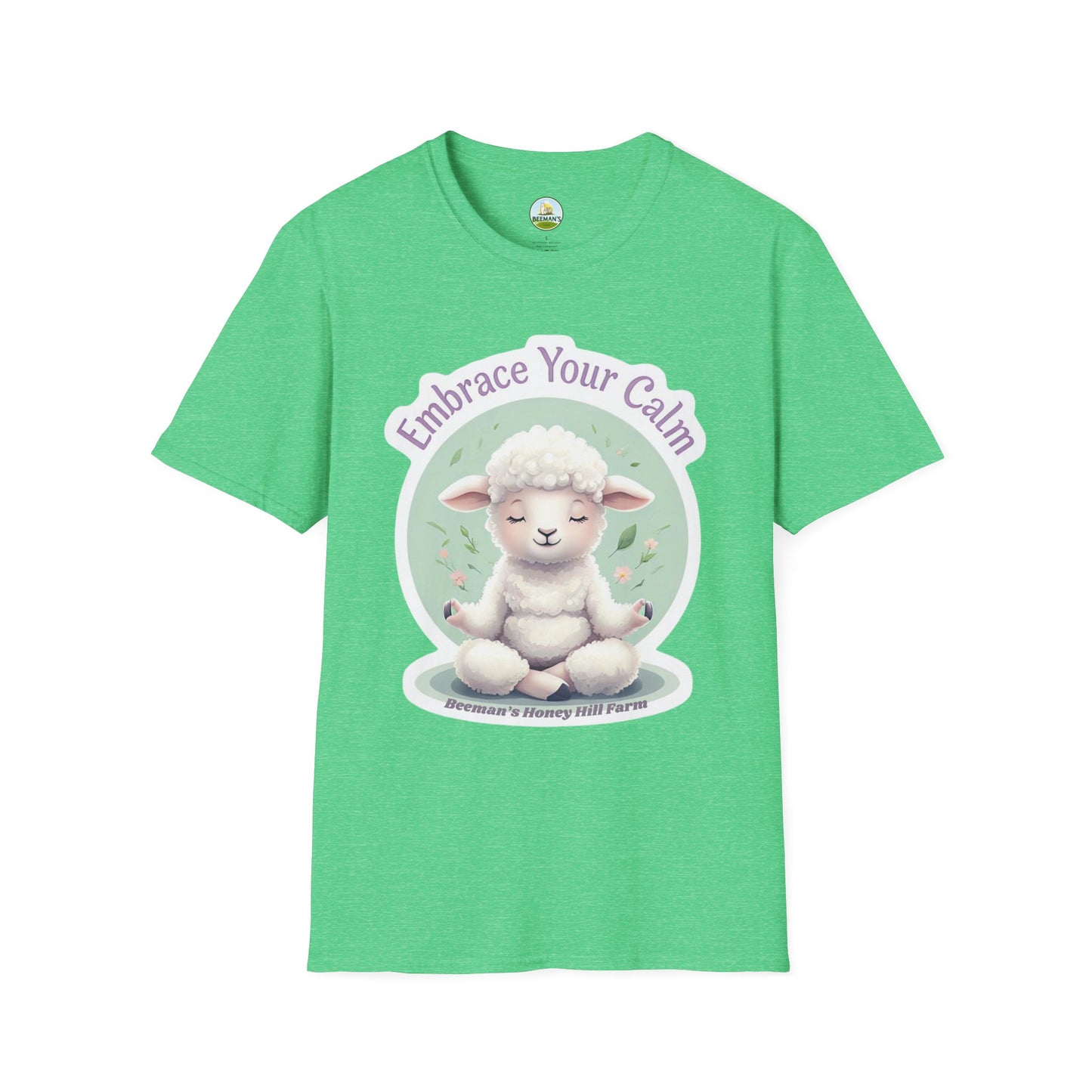 Sheep Embrace Your Calm T-Shirt - Beeman's Honey Hill Farm