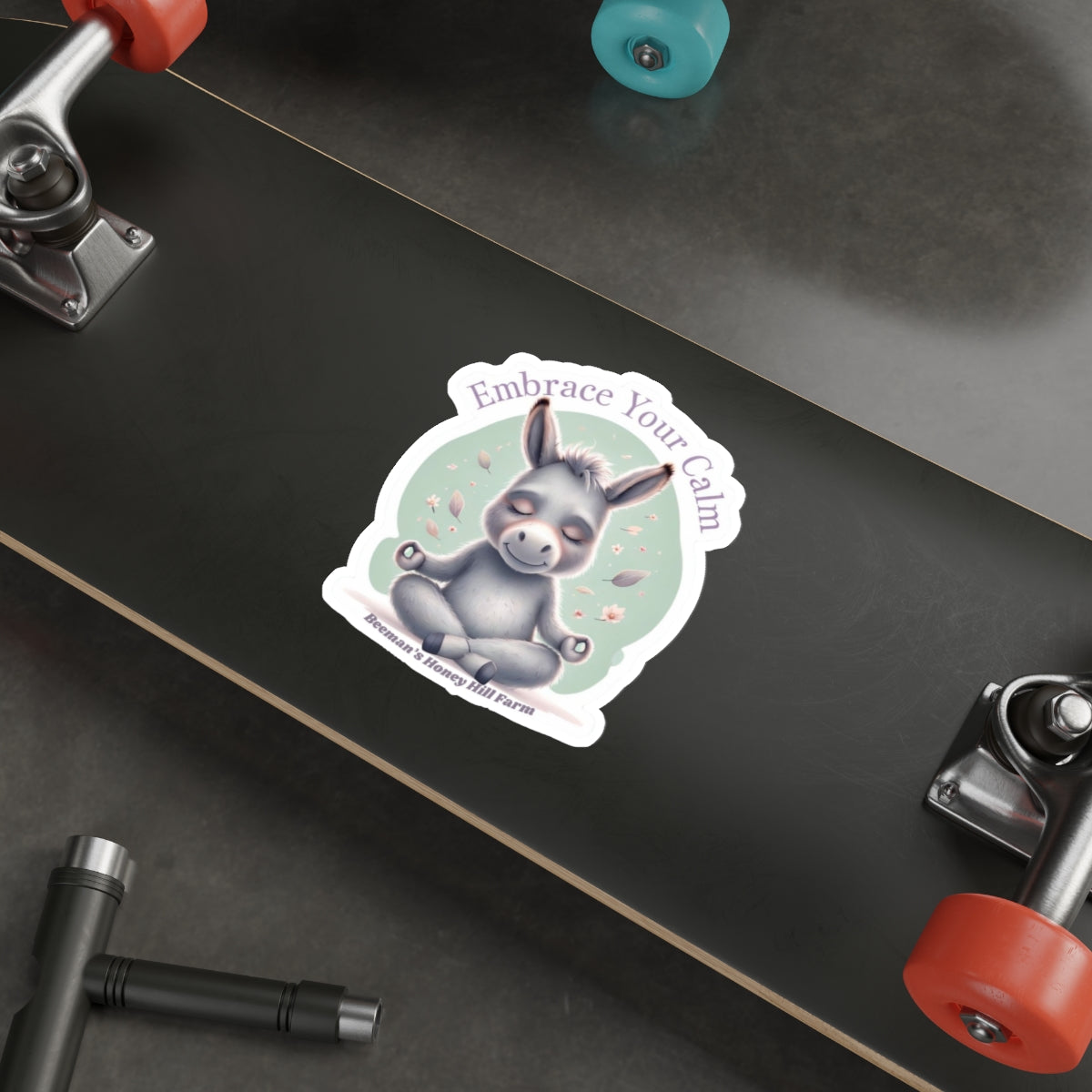 Goat Embrace Your Calm Die-Cut Stickers | Beeman's Honey Hill Farm