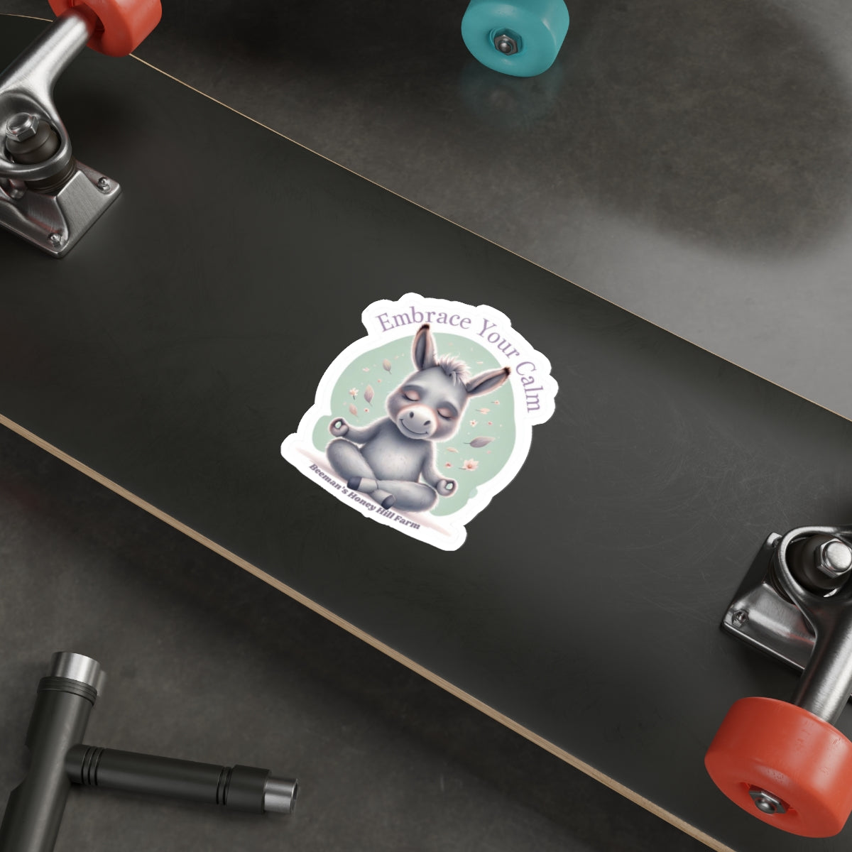 Goat Embrace Your Calm Die-Cut Stickers | Beeman's Honey Hill Farm