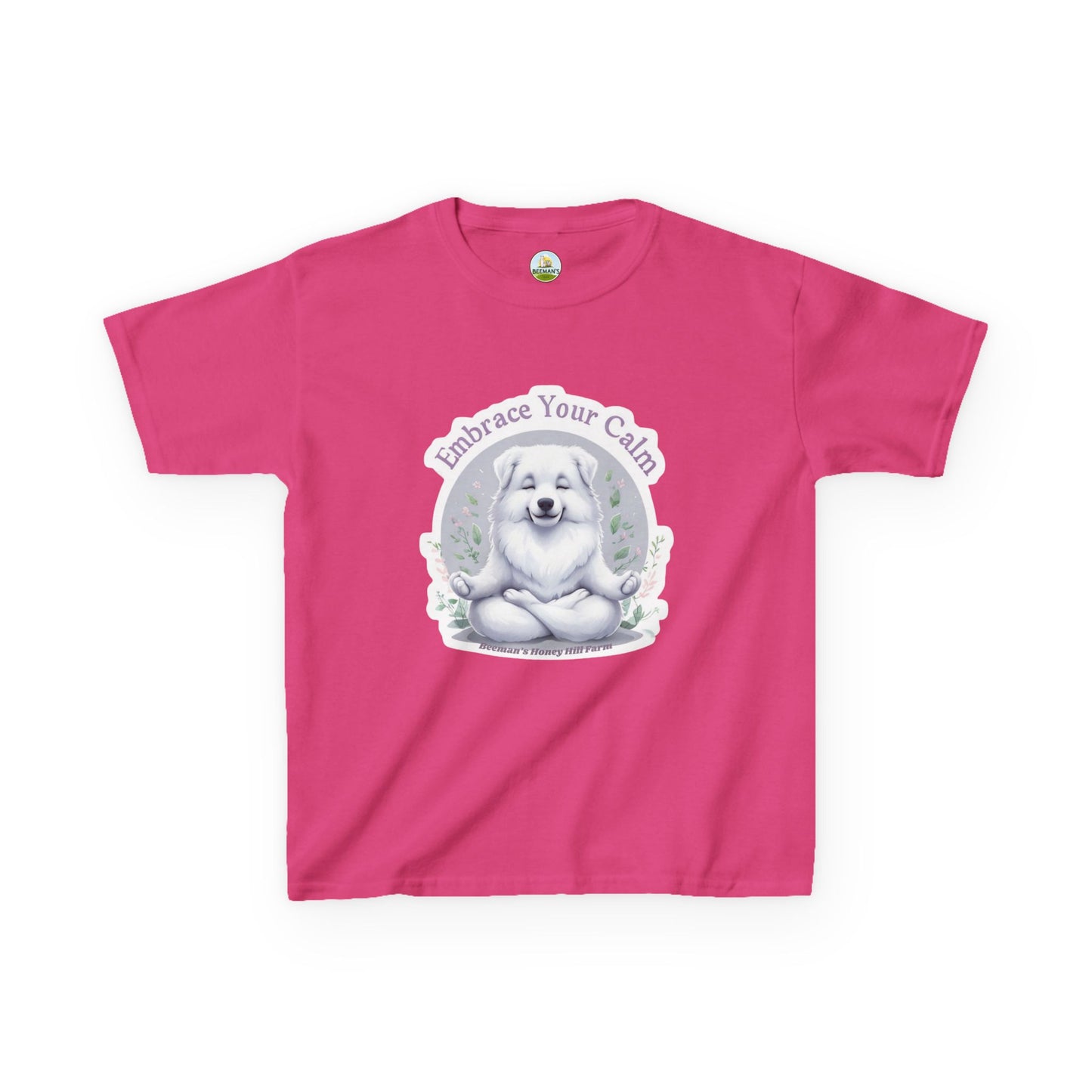 Great Pyrenees Embrace Your Calm Kids Tee