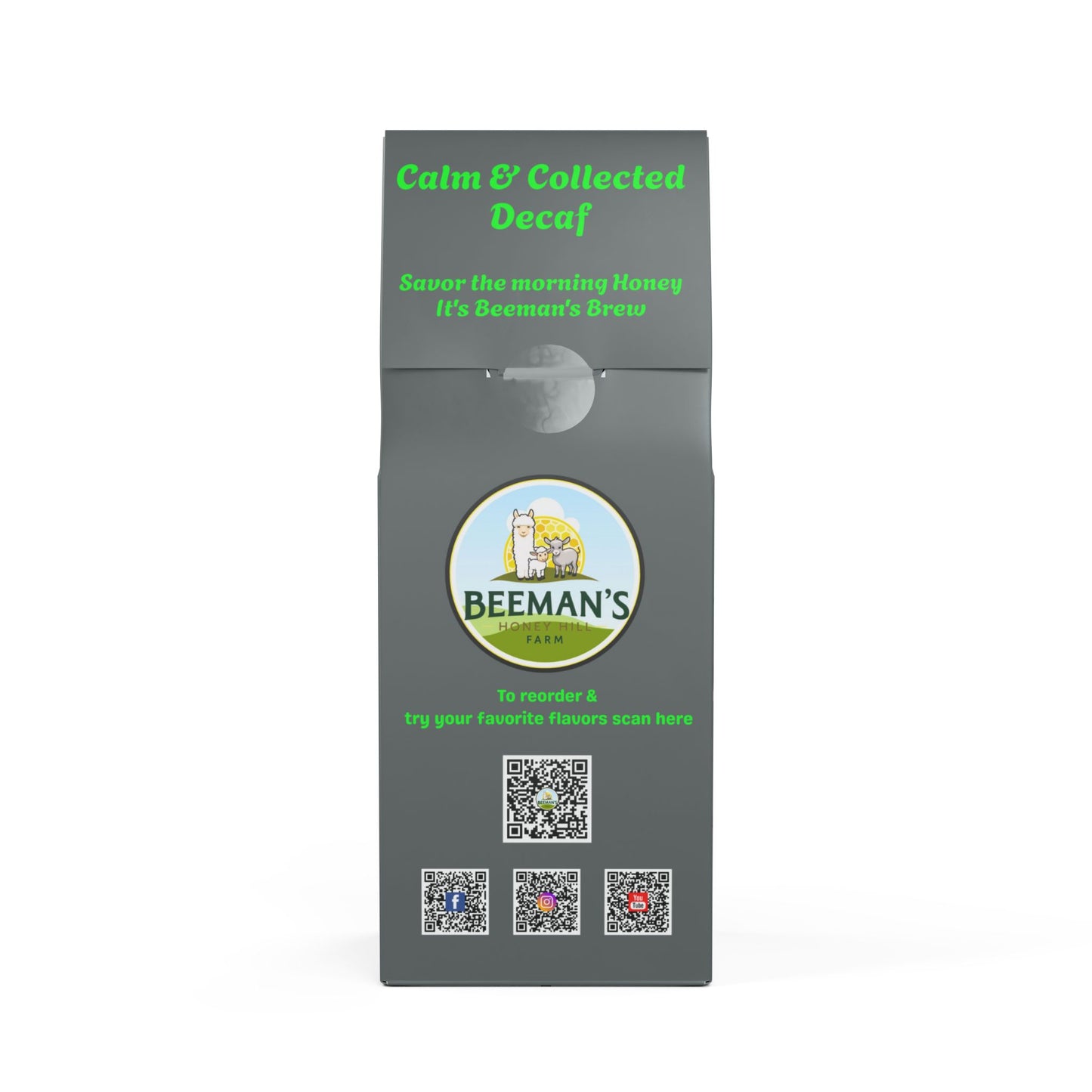 Decaf Calm & Collected Coffee Blend (Medium Roast)