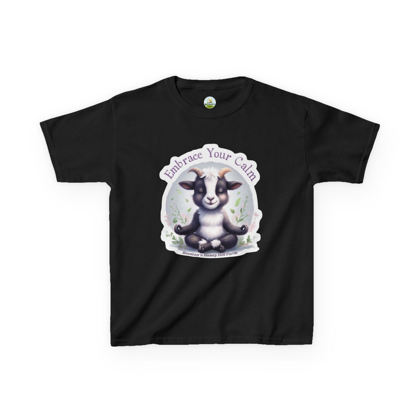 Goat Embrace Your Calm Kids T-Shirt - Beeman's Honey Hill Farm