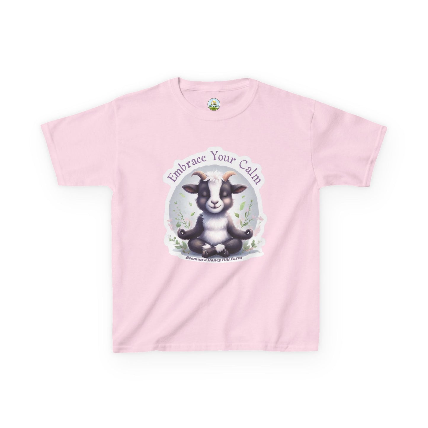 Goat Embrace Your Calm Kids T-Shirt - Beeman's Honey Hill Farm