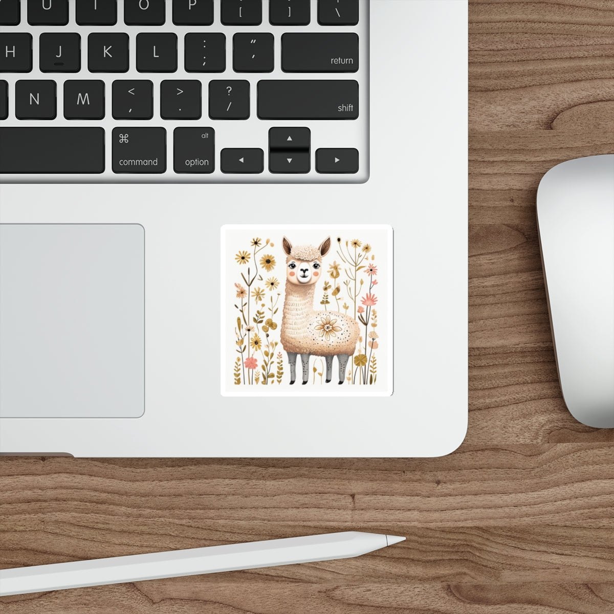 Folk Art Alpaca Stickers