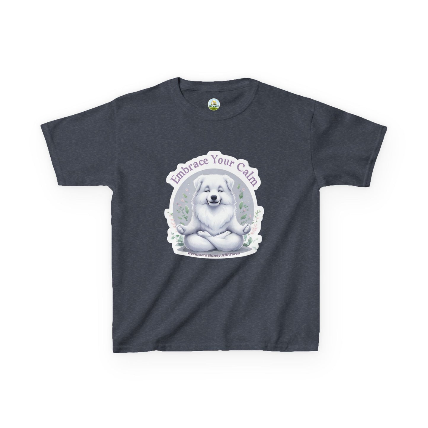 Great Pyrenees Embrace Your Calm Kids Tee