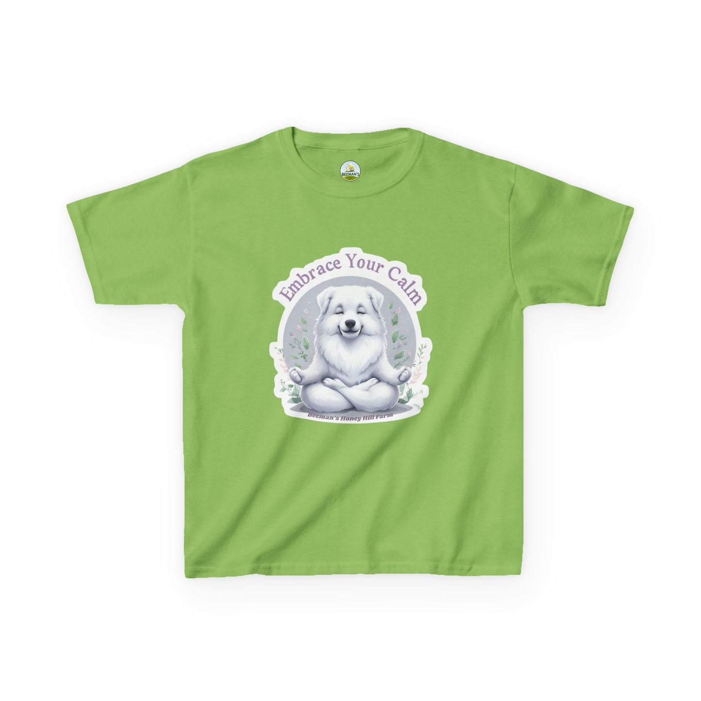 Great Pyrenees Embrace Your Calm Kids Tee