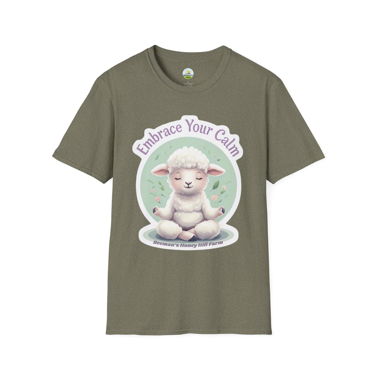 Sheep Embrace Your Calm T-Shirt - Beeman's Honey Hill Farm