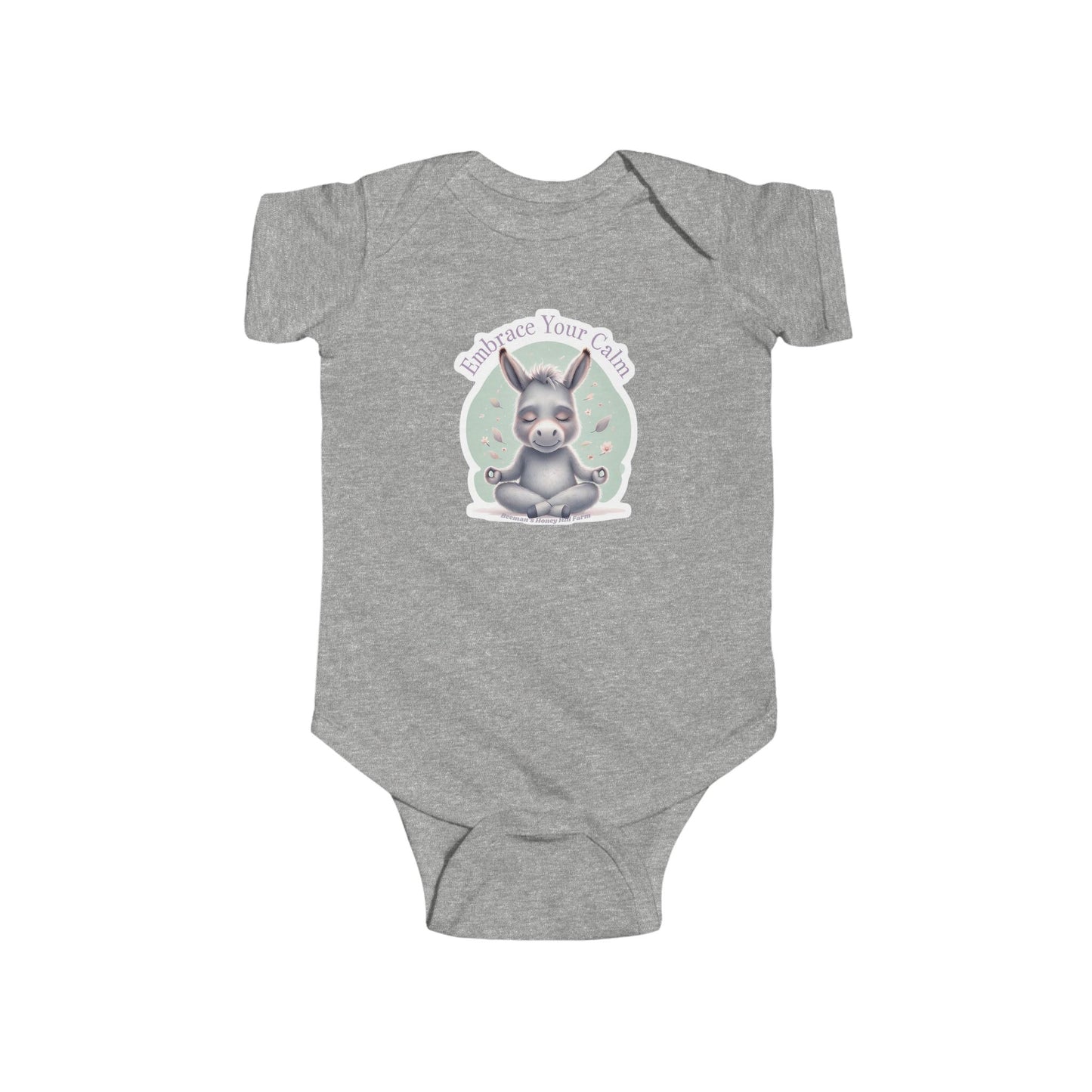 Donkey Embrace Your Calm Infant Bodysuit - Cute Baby Onesie for Peaceful Moments