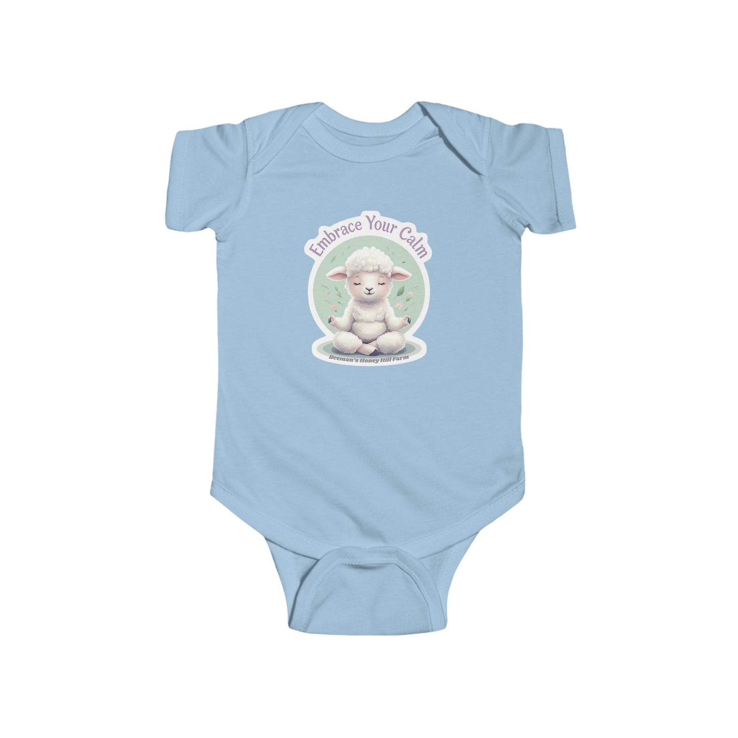 Sheep Embrace Your Calm Infant Bodysuit - Cute Baby Onesie for Peaceful Moments
