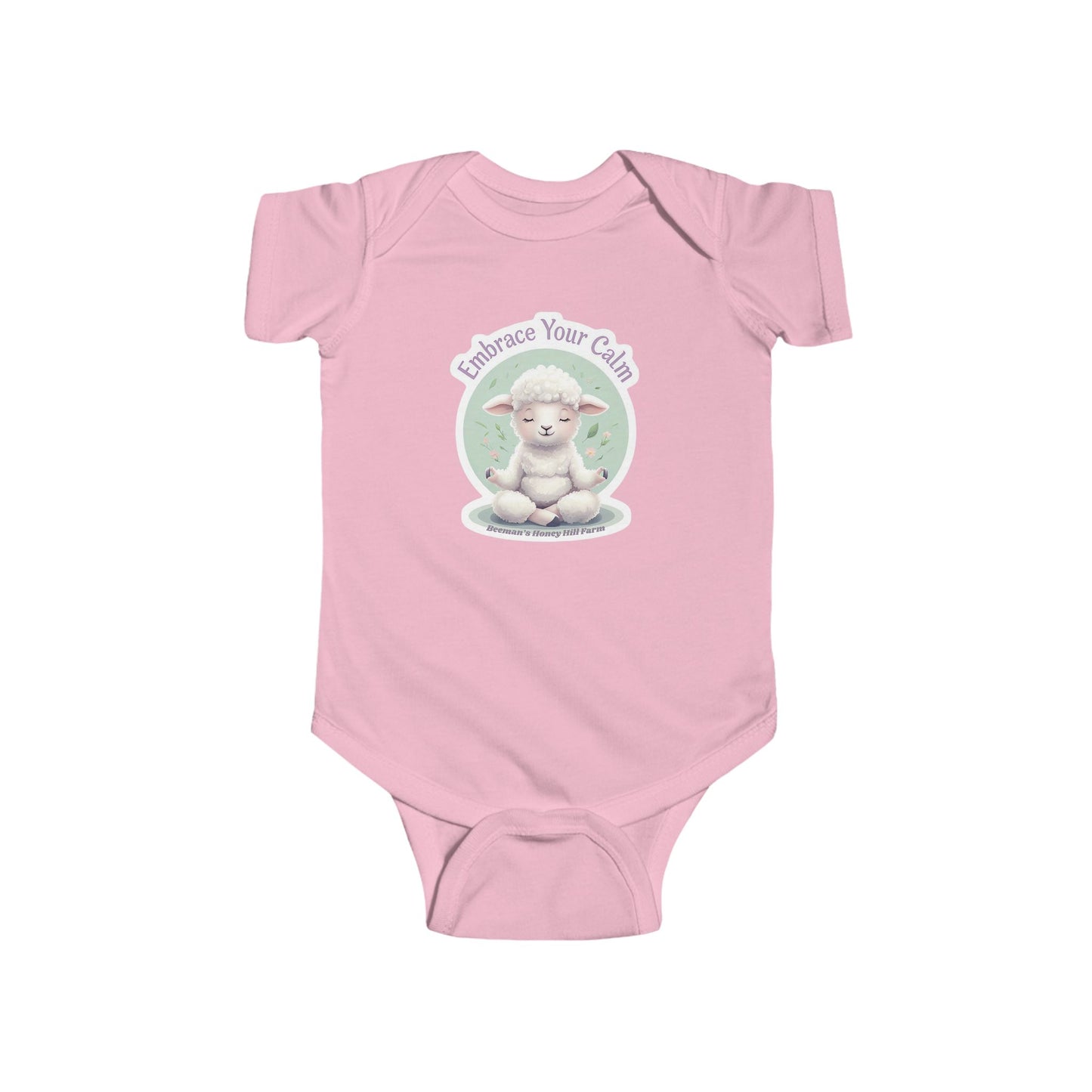 Sheep Embrace Your Calm Infant Bodysuit - Cute Baby Onesie for Peaceful Moments