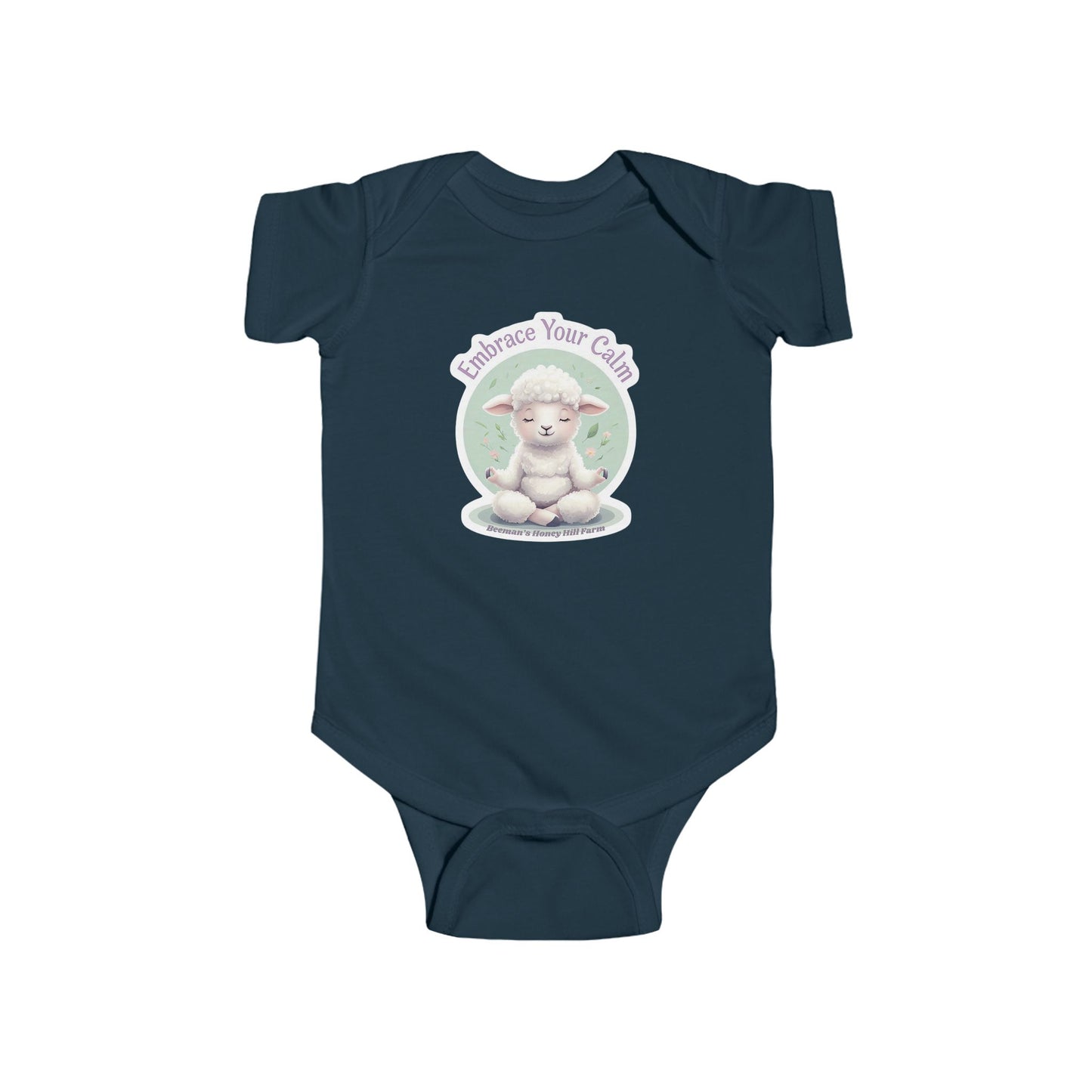 Sheep Embrace Your Calm Infant Bodysuit - Cute Baby Onesie for Peaceful Moments