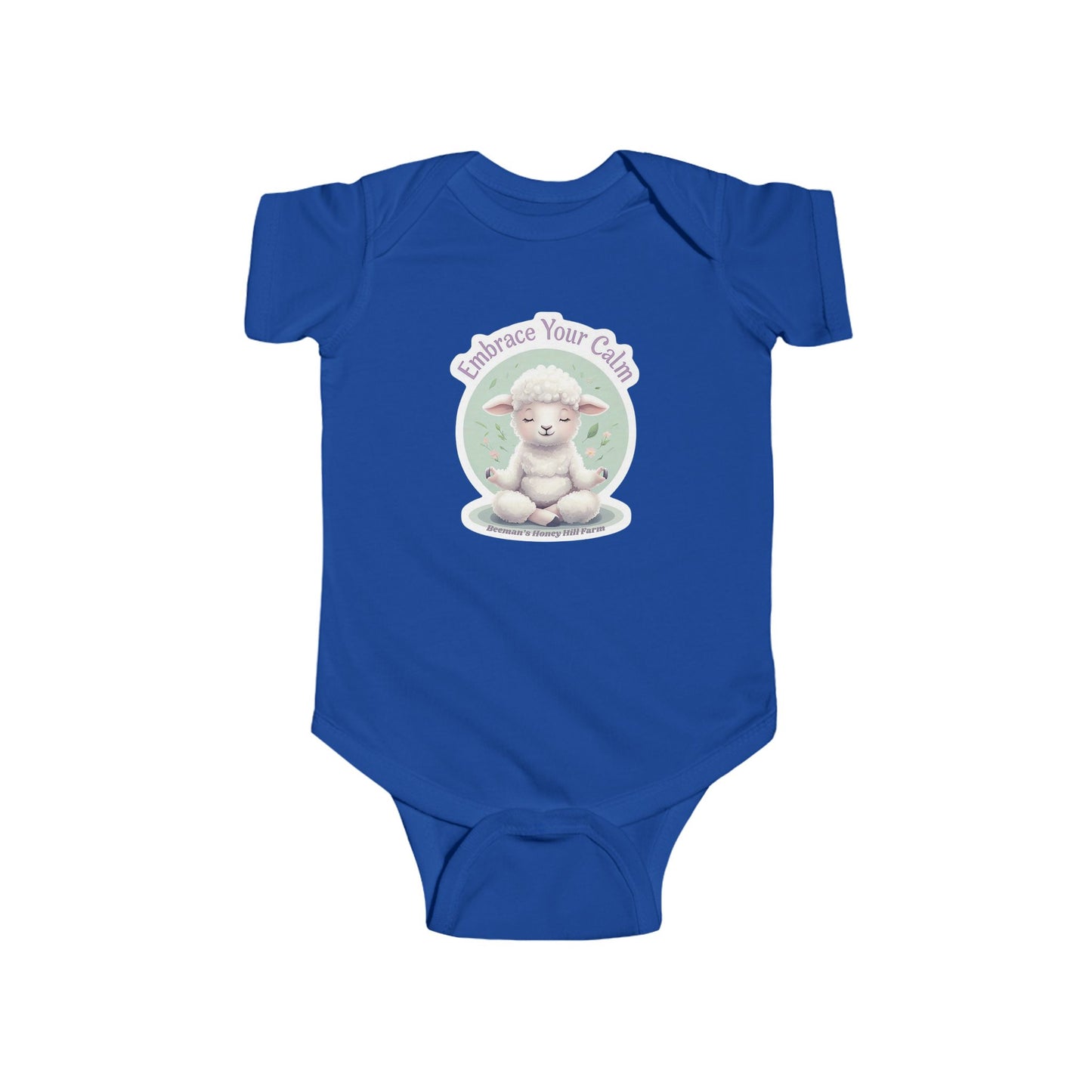 Sheep Embrace Your Calm Infant Bodysuit - Cute Baby Onesie for Peaceful Moments