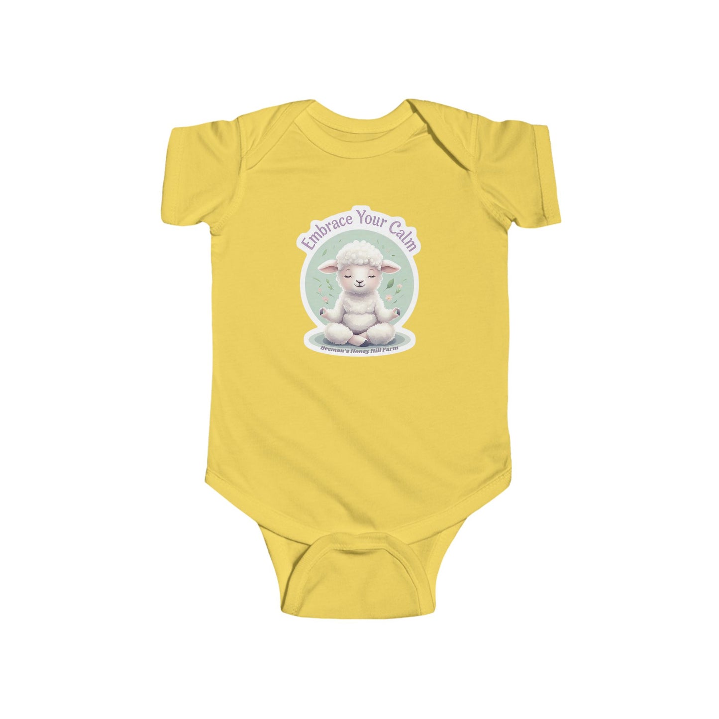 Sheep Embrace Your Calm Infant Bodysuit - Cute Baby Onesie for Peaceful Moments