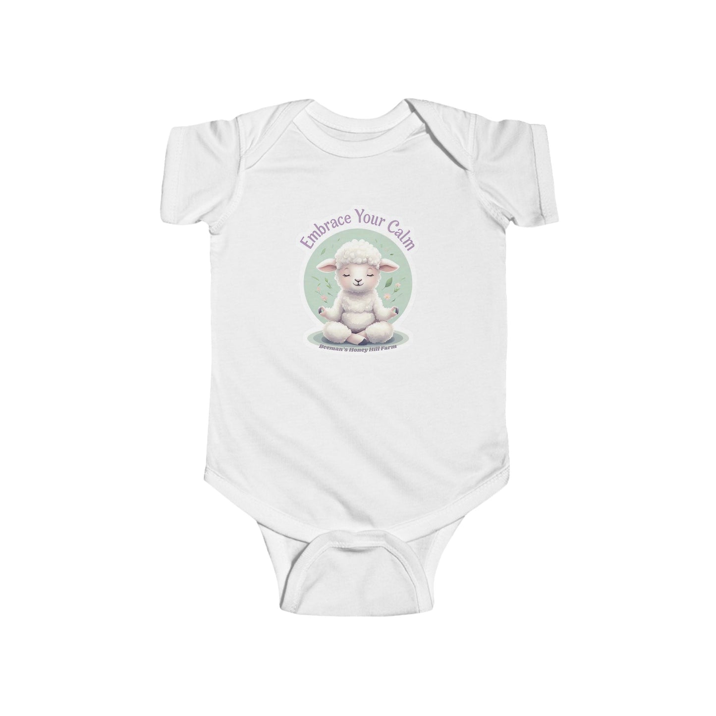 Sheep Embrace Your Calm Infant Bodysuit - Cute Baby Onesie for Peaceful Moments