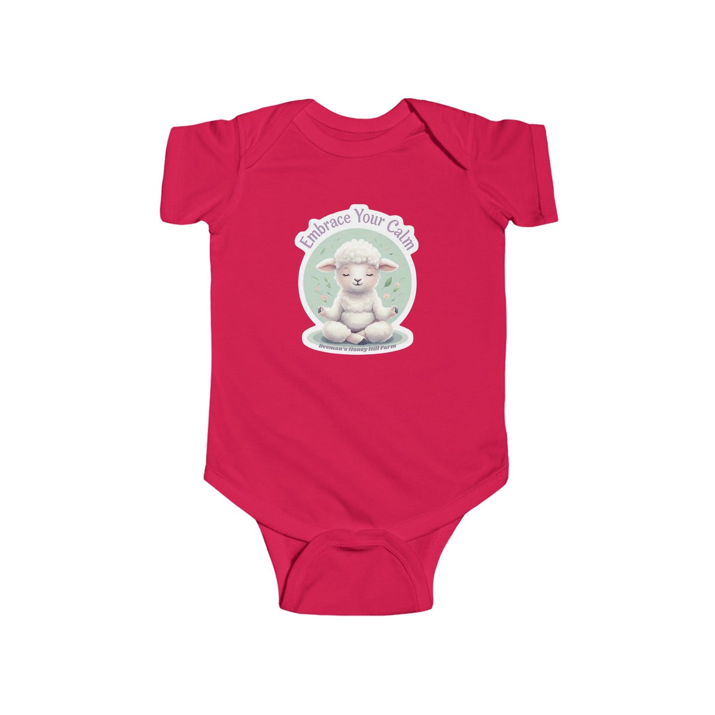 Sheep Embrace Your Calm Infant Bodysuit - Cute Baby Onesie for Peaceful Moments