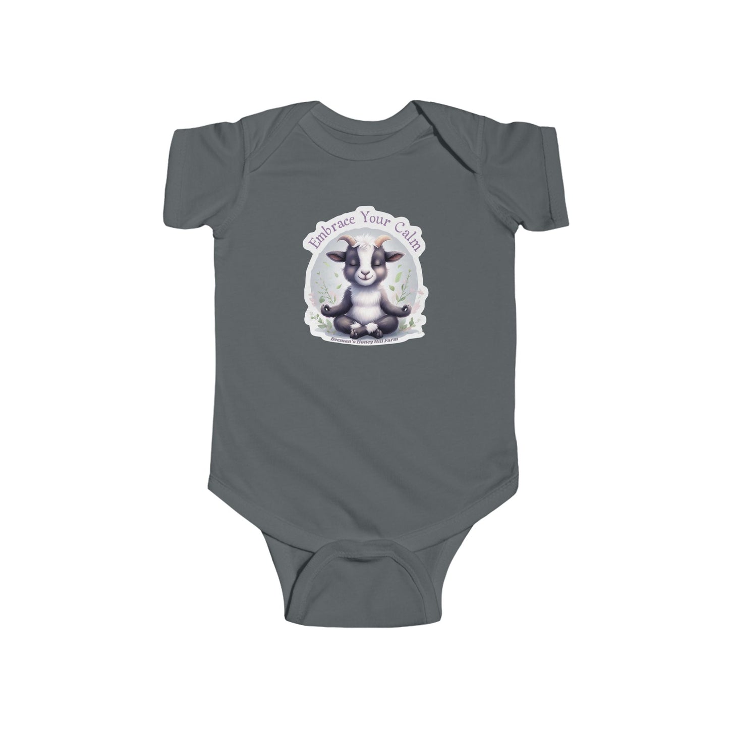 Goat Embrace Your Calm Infant Bodysuit - Cute Baby Onesie for Peaceful Moments