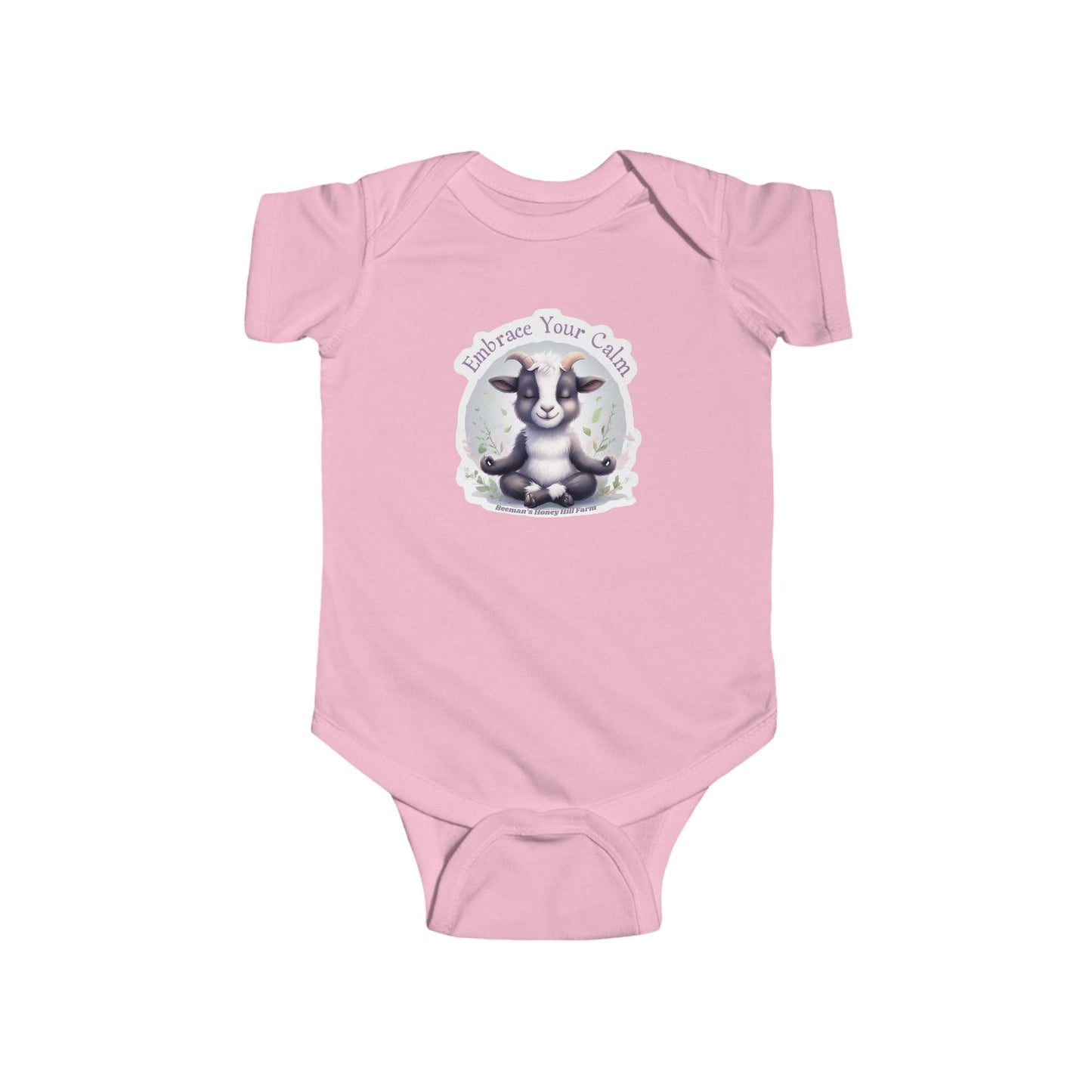 Goat Embrace Your Calm Infant Bodysuit - Cute Baby Onesie for Peaceful Moments