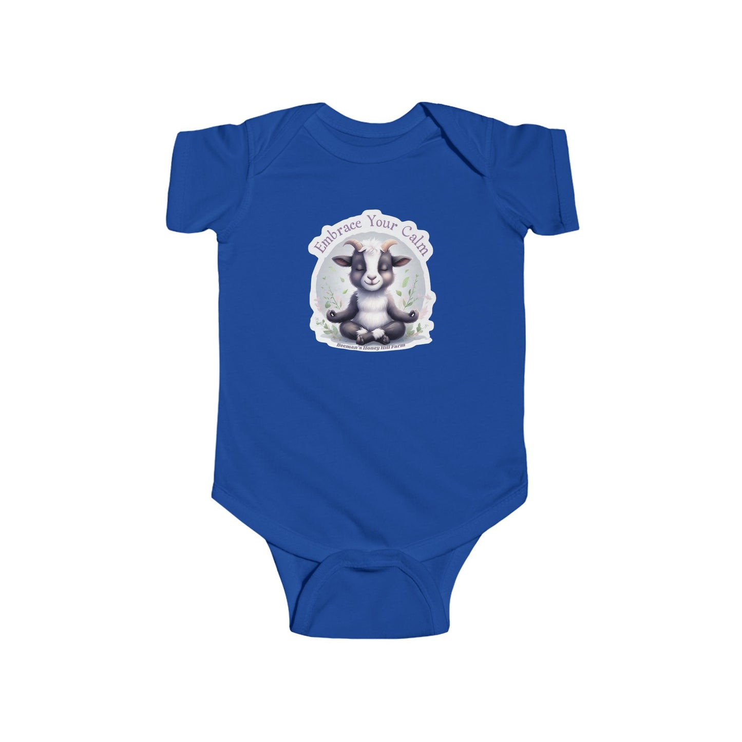 Goat Embrace Your Calm Infant Bodysuit - Cute Baby Onesie for Peaceful Moments