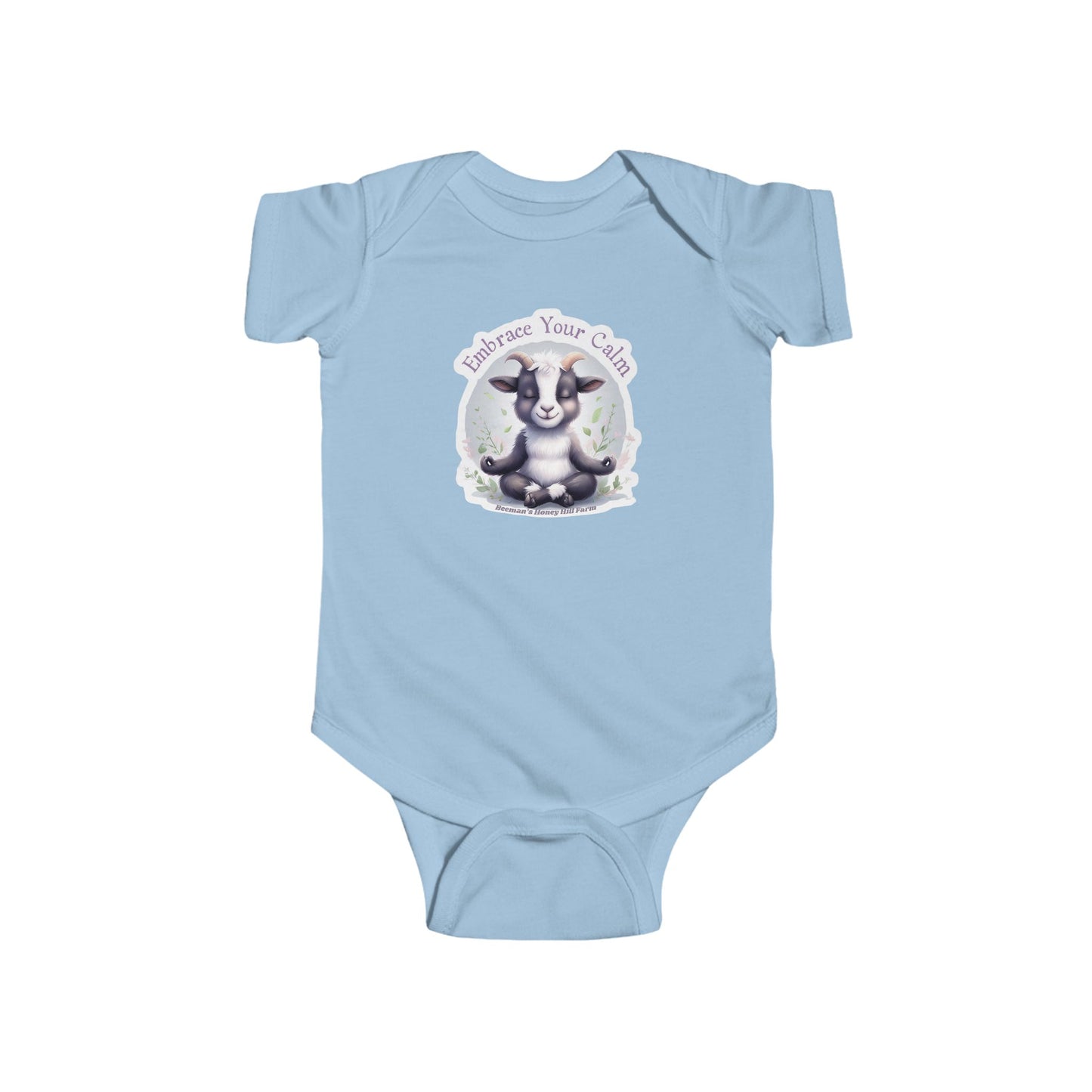Goat Embrace Your Calm Infant Bodysuit - Cute Baby Onesie for Peaceful Moments