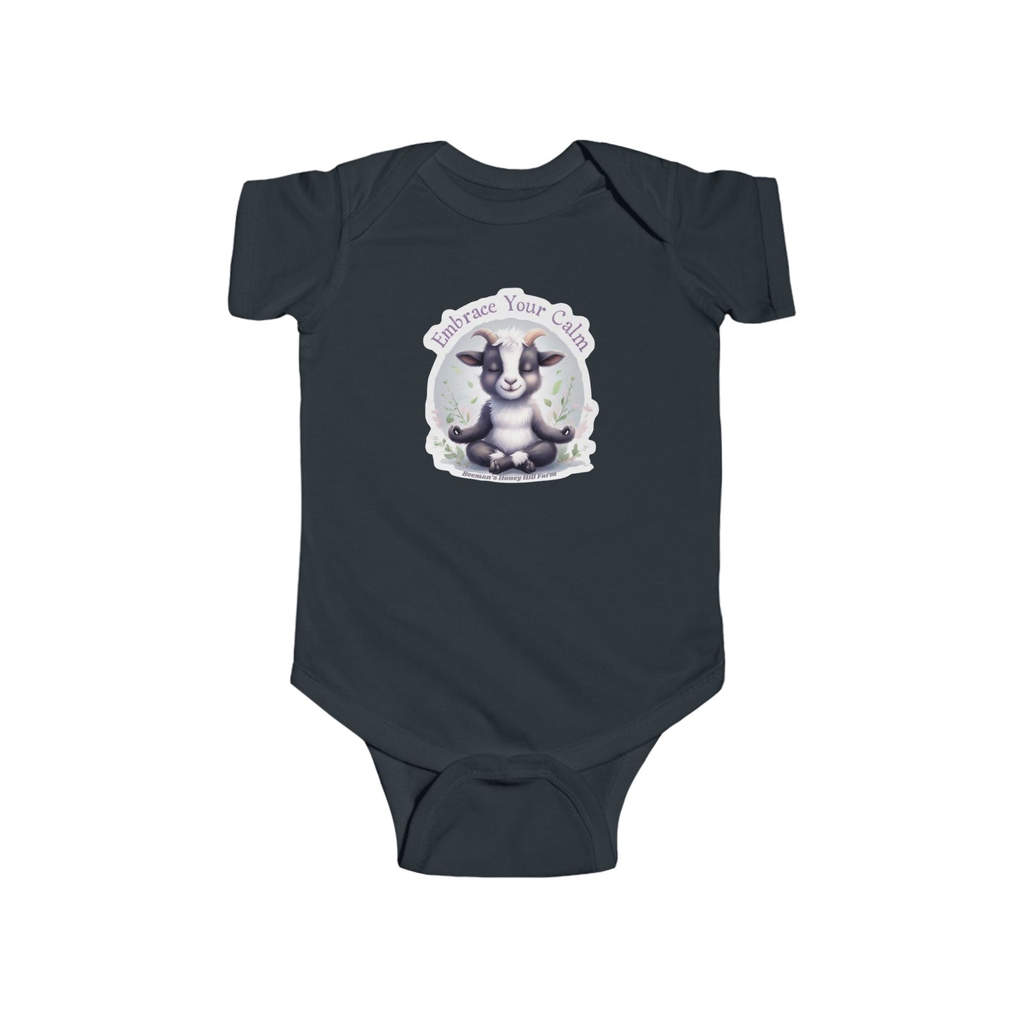 Goat Embrace Your Calm Infant Bodysuit - Cute Baby Onesie for Peaceful Moments