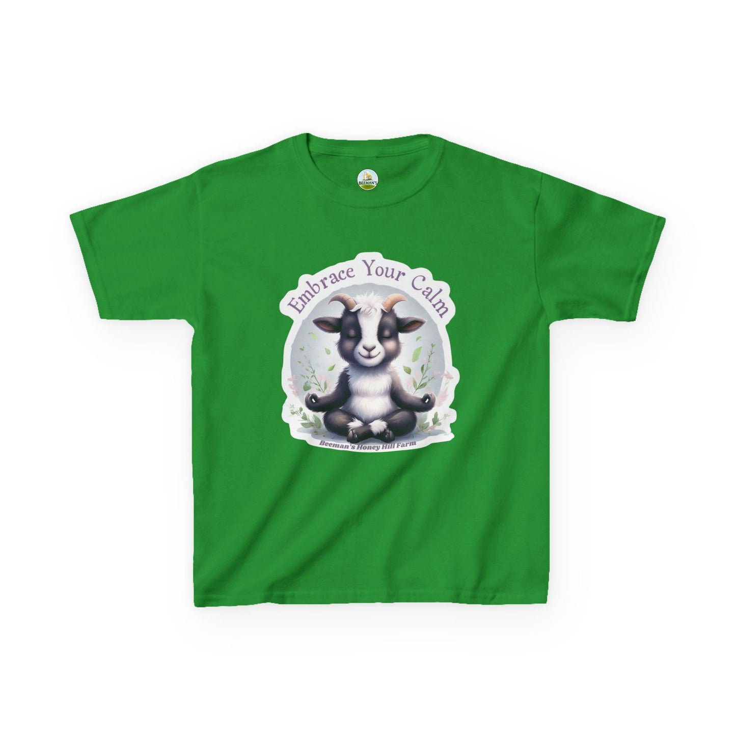 Goat Embrace Your Calm Kids T-Shirt - Beeman's Honey Hill Farm