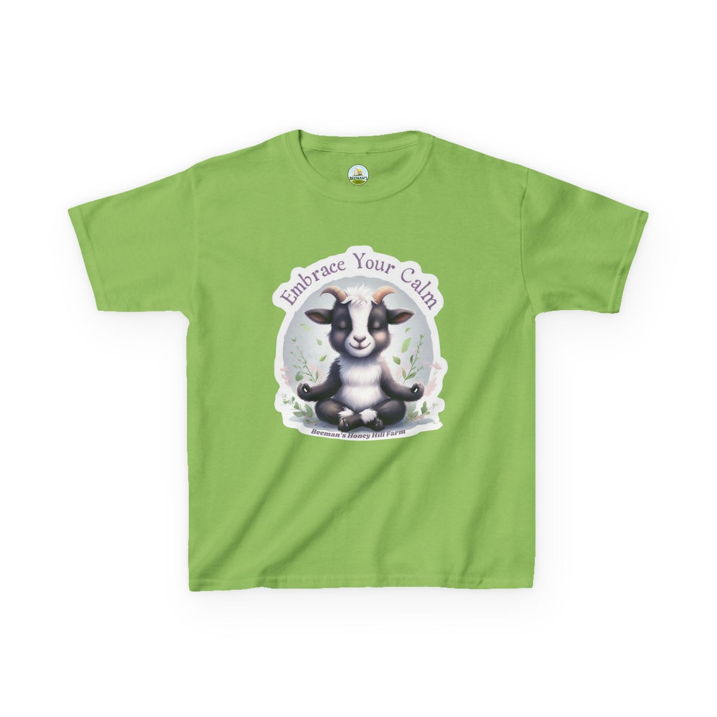 Goat Embrace Your Calm Kids T-Shirt - Beeman's Honey Hill Farm