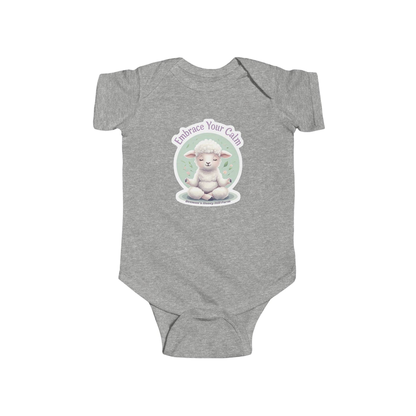 Sheep Embrace Your Calm Infant Bodysuit - Cute Baby Onesie for Peaceful Moments