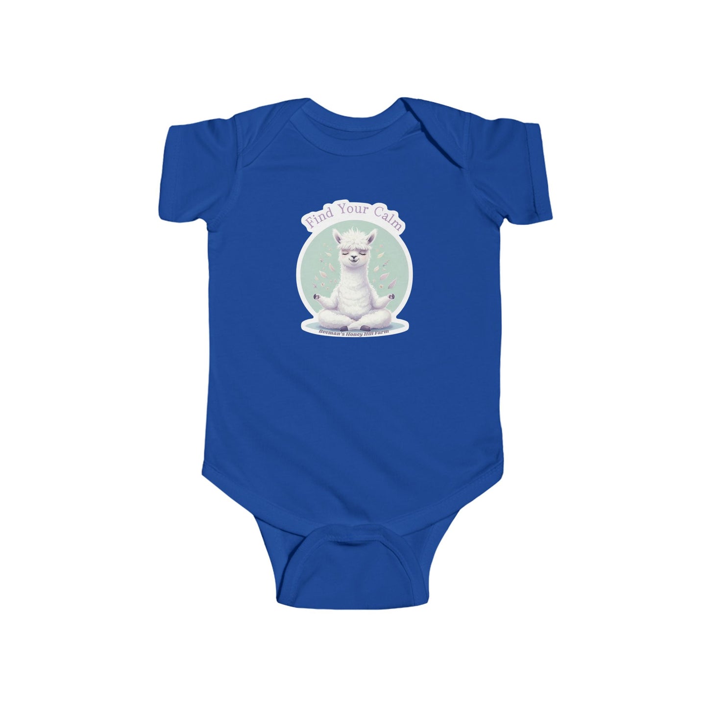 Alpaca Find Your Calm Infant Bodysuit - Cute Baby Onesie for Peaceful Moments