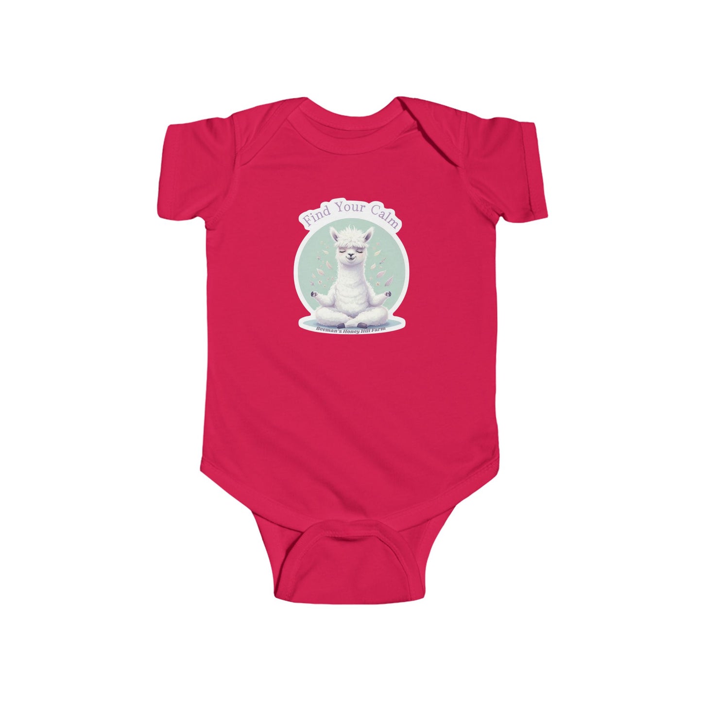 Alpaca Find Your Calm Infant Bodysuit - Cute Baby Onesie for Peaceful Moments