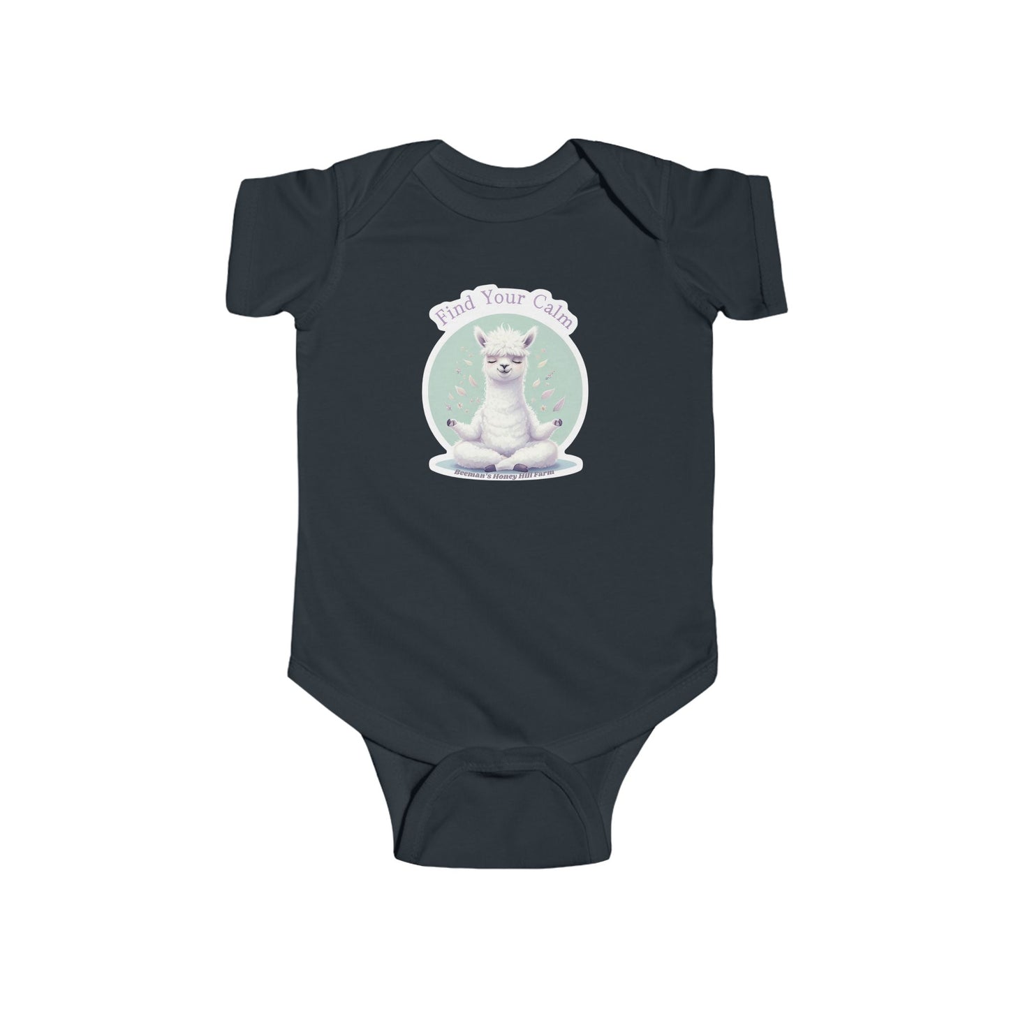 Alpaca Find Your Calm Infant Bodysuit - Cute Baby Onesie for Peaceful Moments