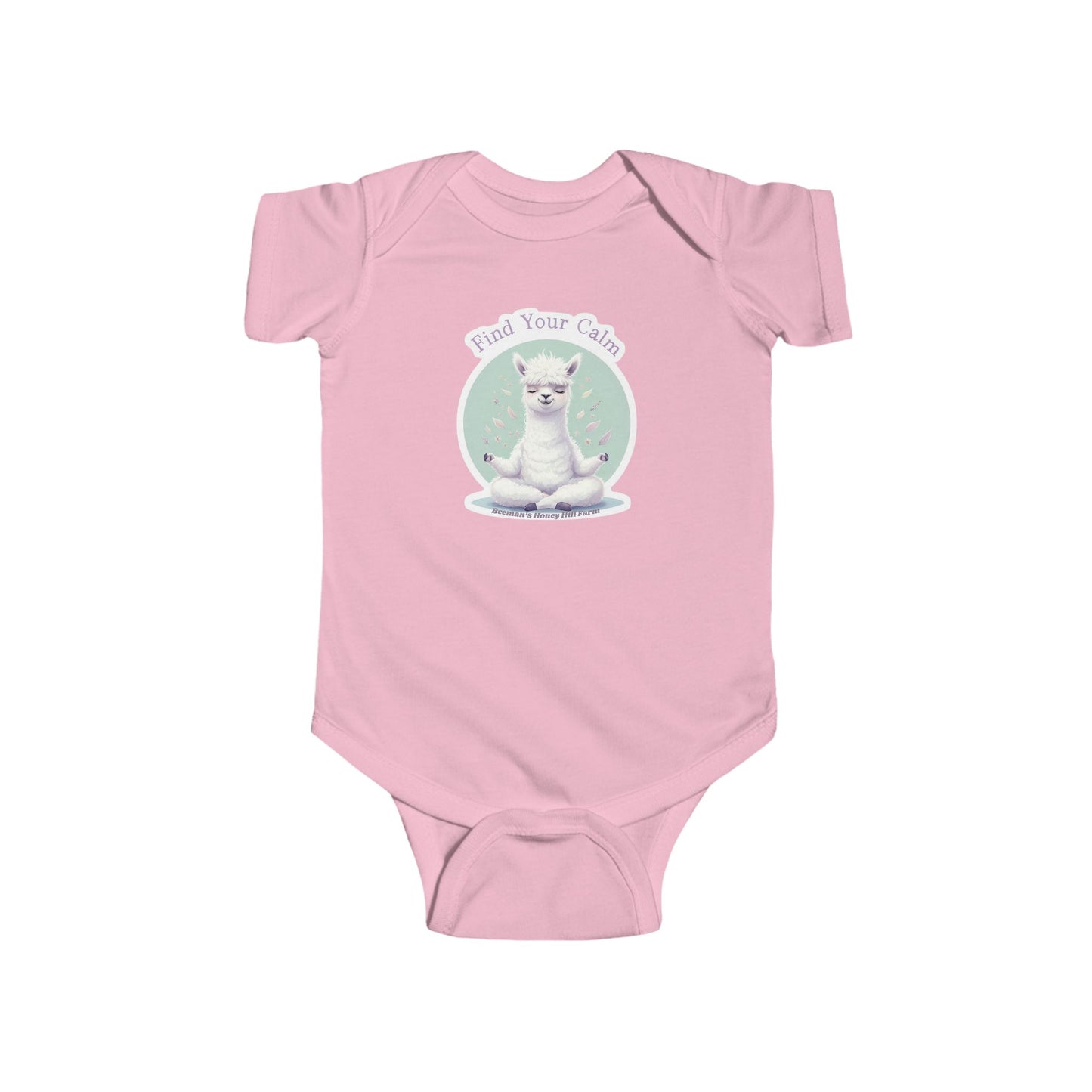 Alpaca Find Your Calm Infant Bodysuit - Cute Baby Onesie for Peaceful Moments