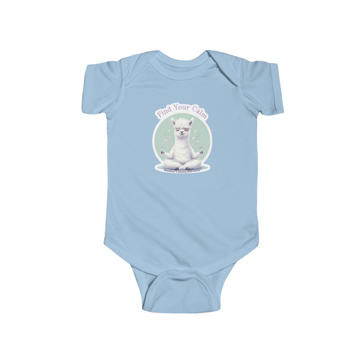 Alpaca Find Your Calm Infant Bodysuit - Cute Baby Onesie for Peaceful Moments