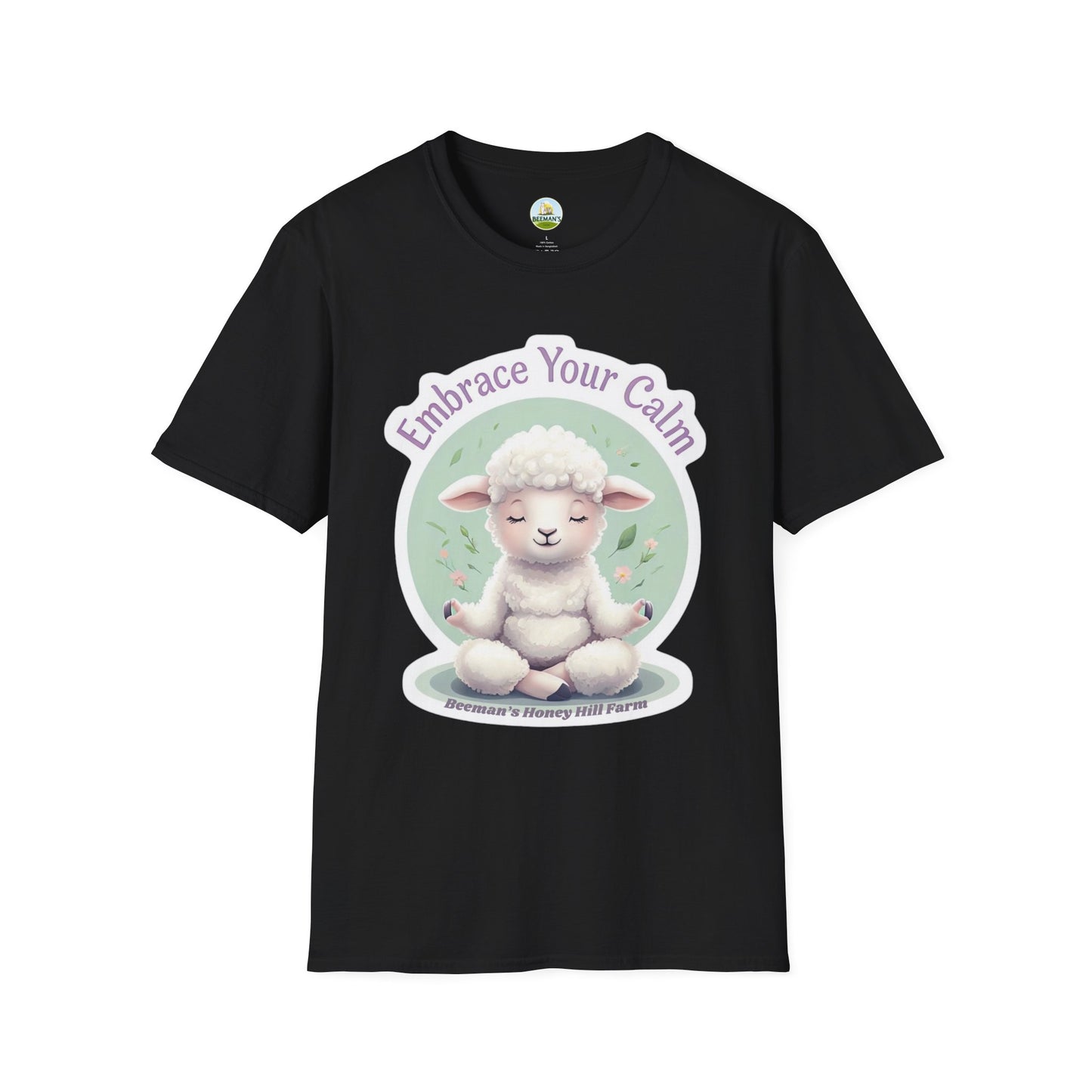 Sheep Embrace Your Calm T-Shirt - Beeman's Honey Hill Farm