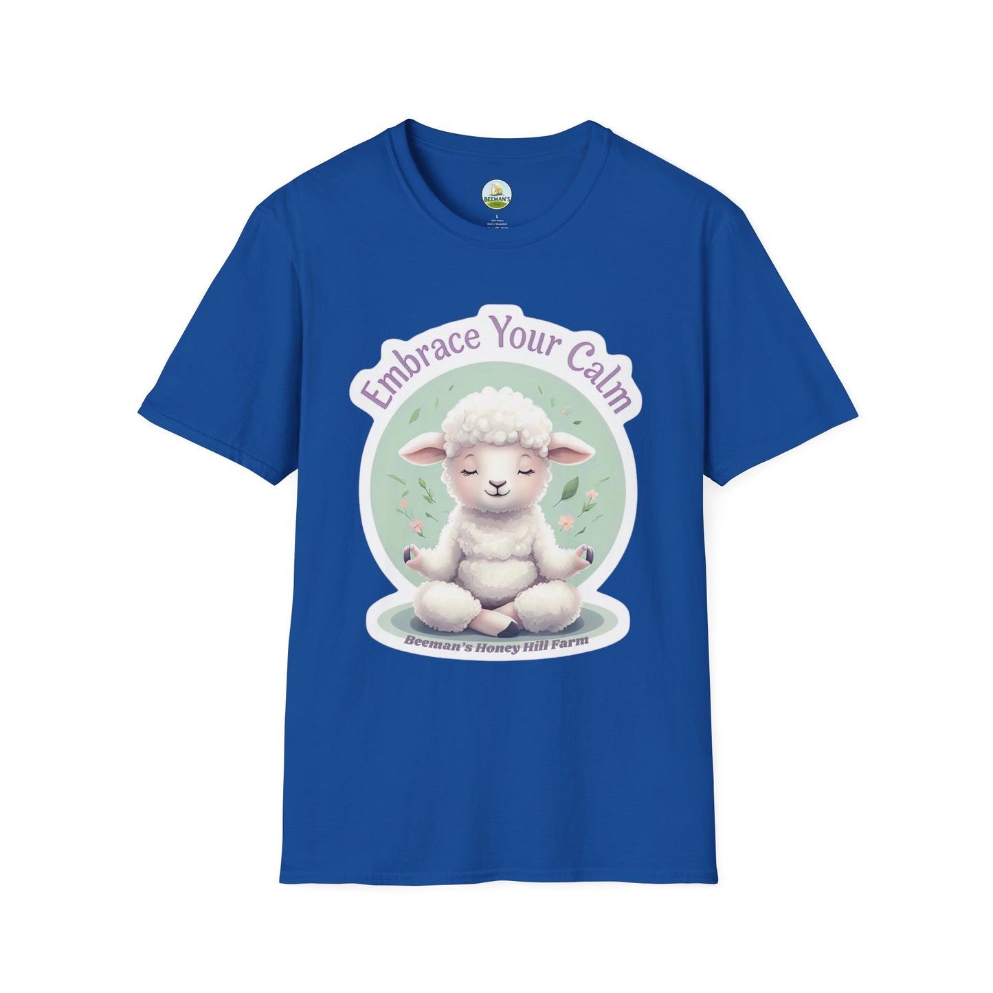 Sheep Embrace Your Calm T-Shirt - Beeman's Honey Hill Farm