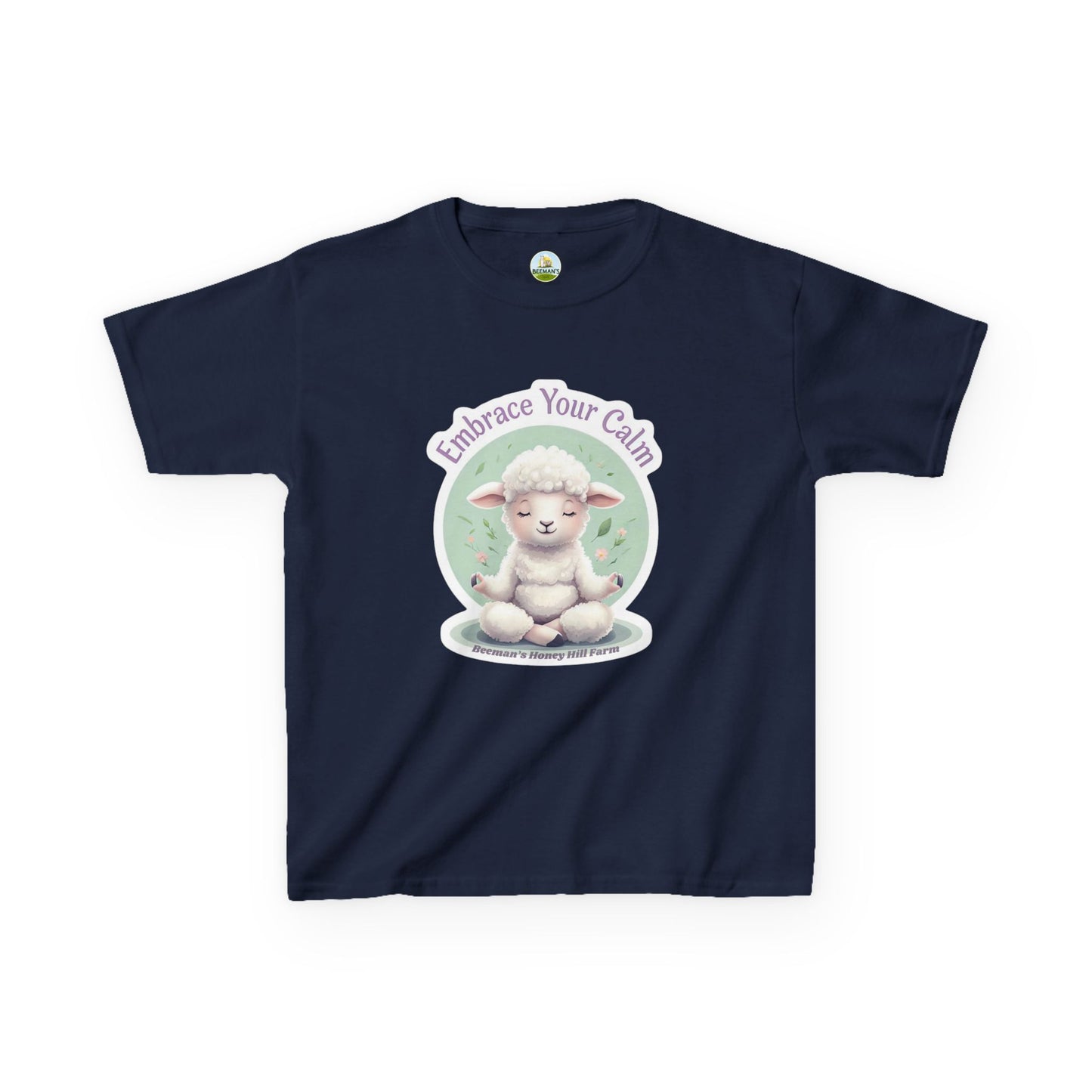 Sheep Embrace Your Calm Kids Tee