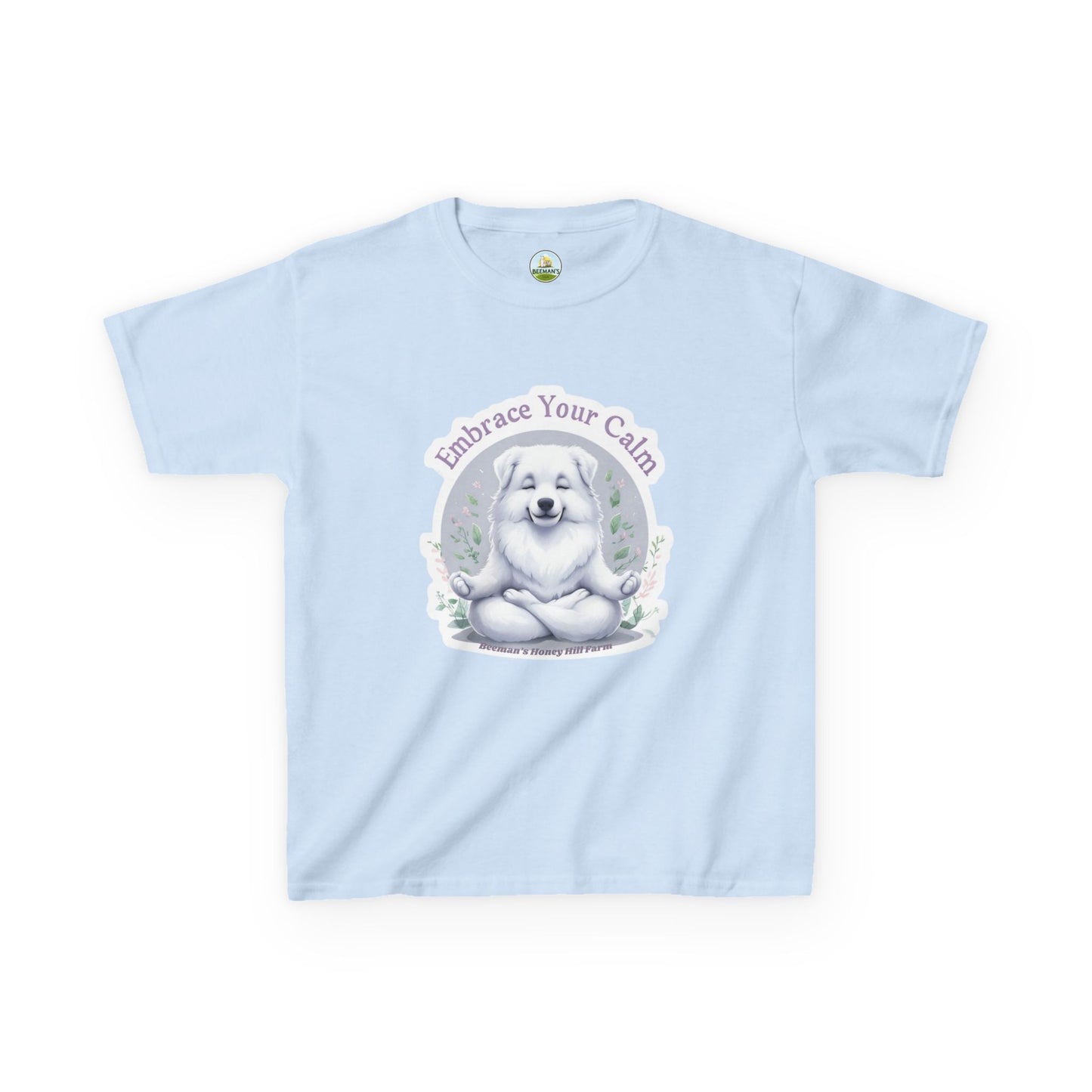 Great Pyrenees Embrace Your Calm Kids Tee