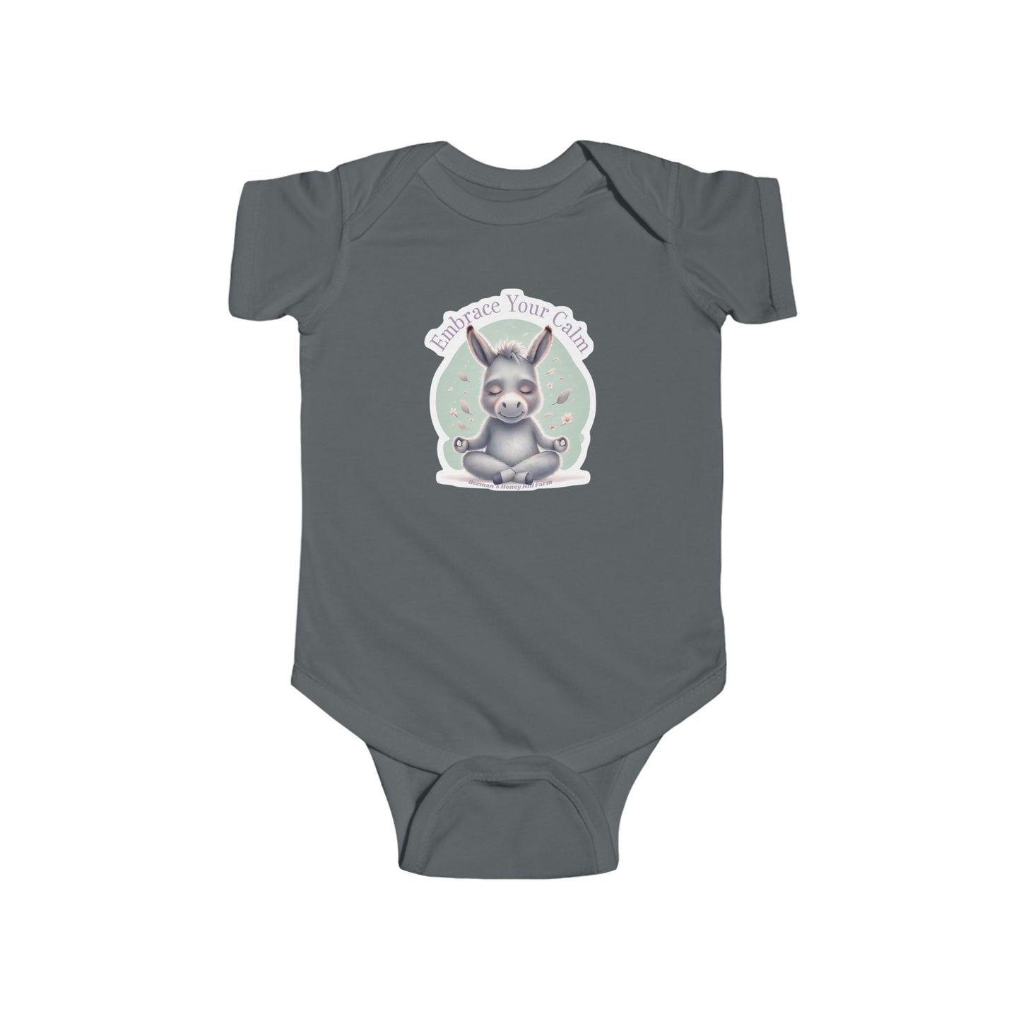 Donkey Embrace Your Calm Infant Bodysuit - Cute Baby Onesie for Peaceful Moments