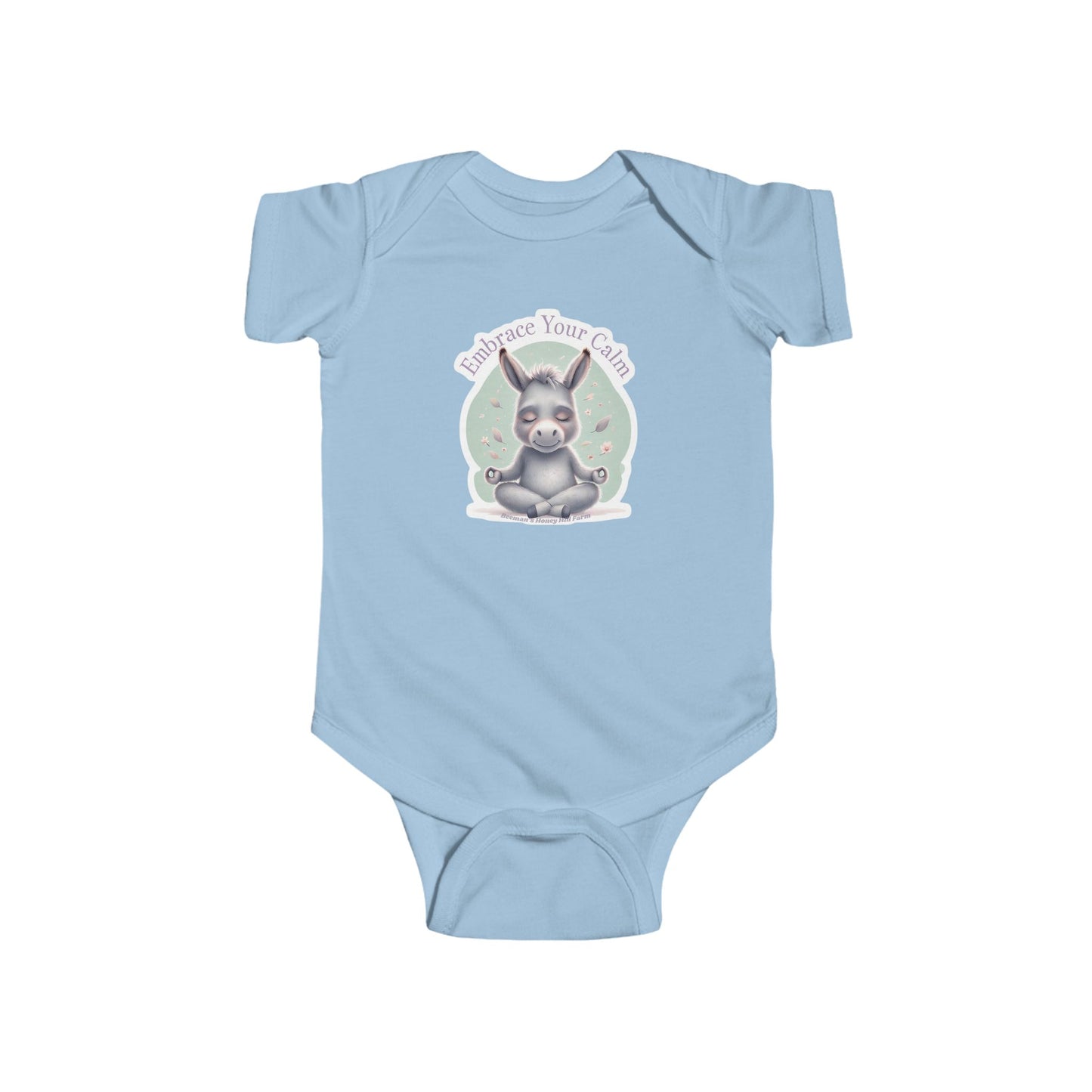 Donkey Embrace Your Calm Infant Bodysuit - Cute Baby Onesie for Peaceful Moments