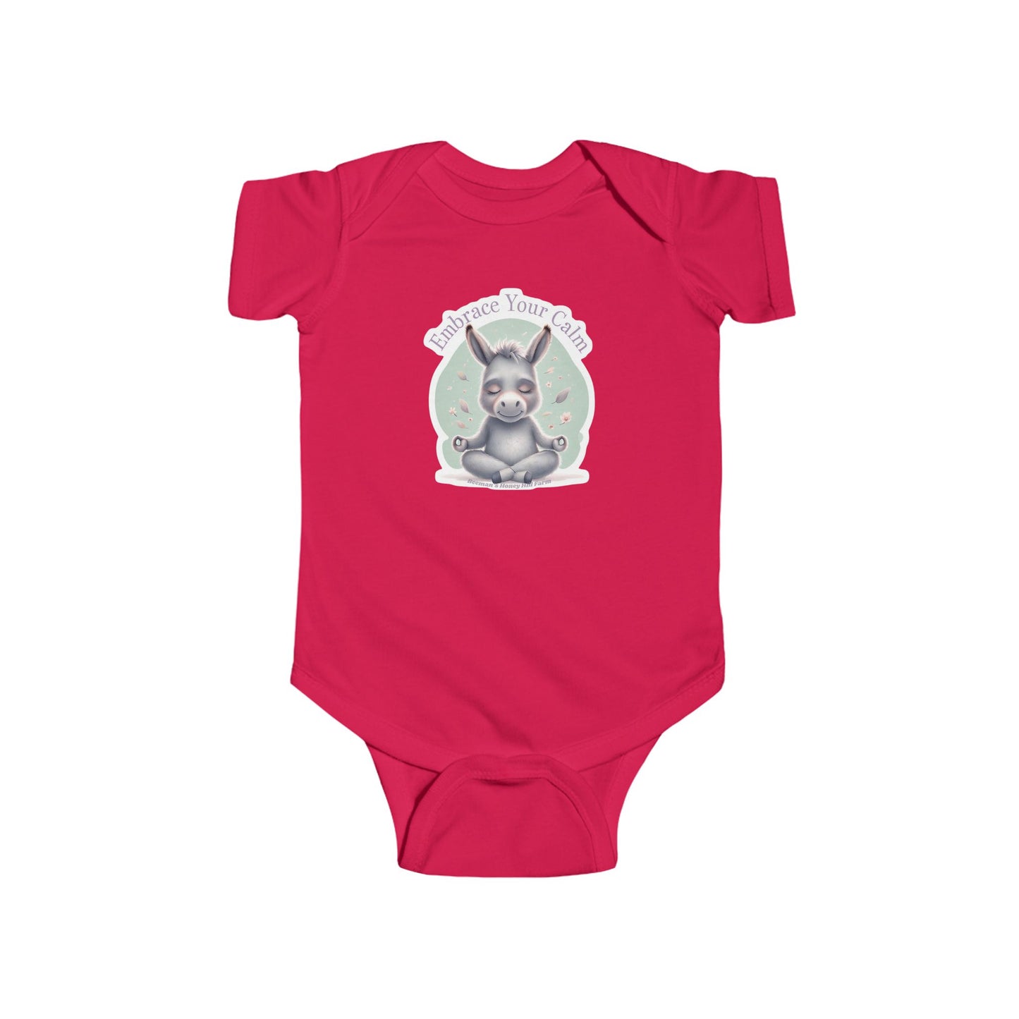 Donkey Embrace Your Calm Infant Bodysuit - Cute Baby Onesie for Peaceful Moments