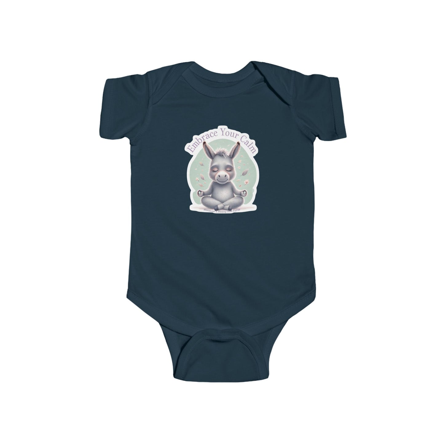 Donkey Embrace Your Calm Infant Bodysuit - Cute Baby Onesie for Peaceful Moments