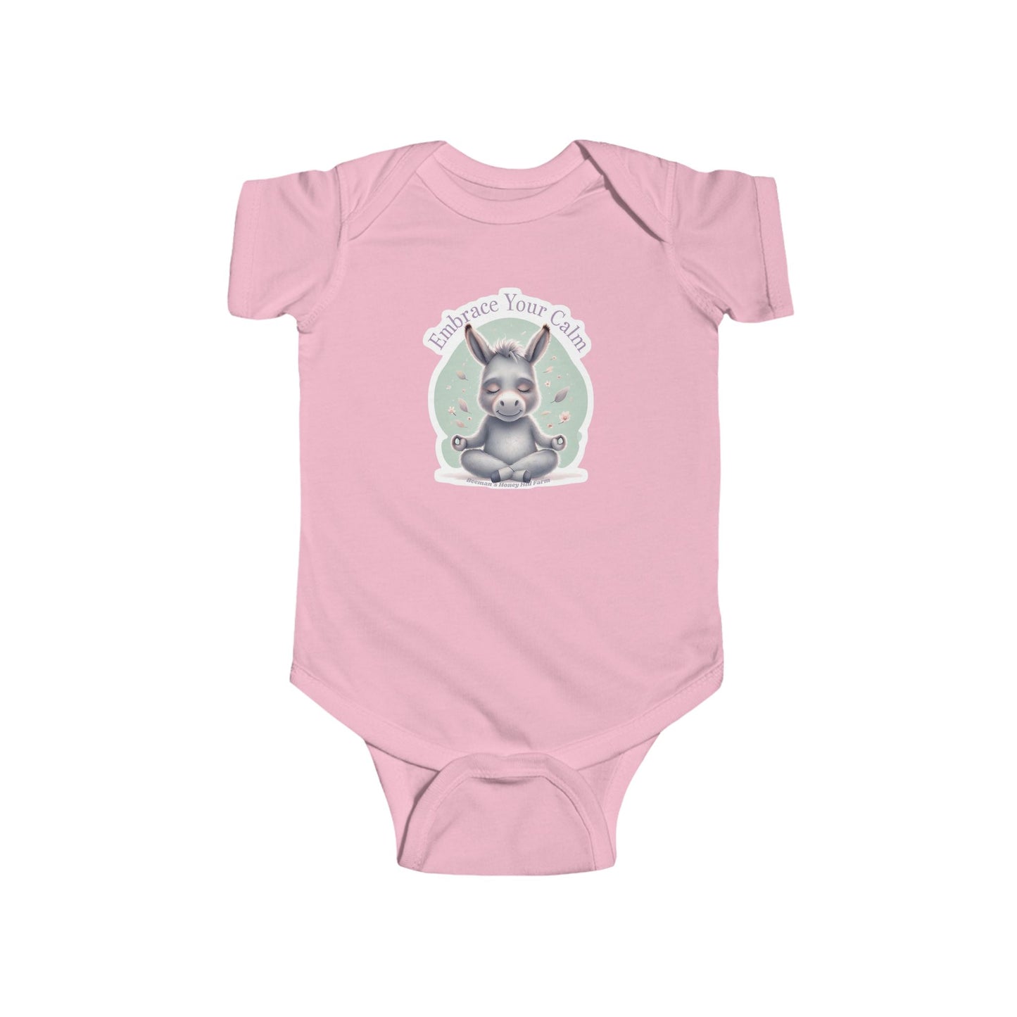 Donkey Embrace Your Calm Infant Bodysuit - Cute Baby Onesie for Peaceful Moments