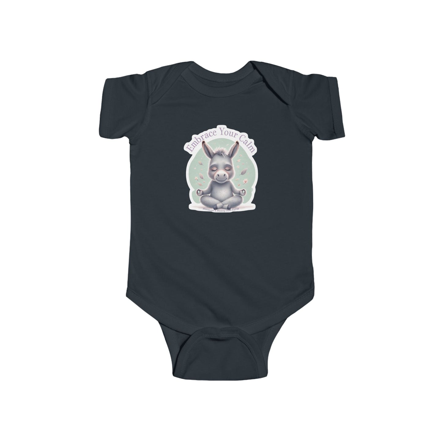 Donkey Embrace Your Calm Infant Bodysuit - Cute Baby Onesie for Peaceful Moments