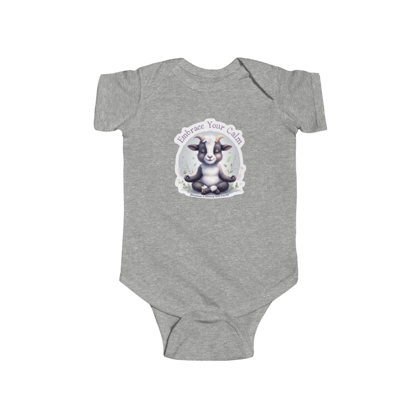 Goat Embrace Your Calm Infant Bodysuit - Cute Baby Onesie for Peaceful Moments