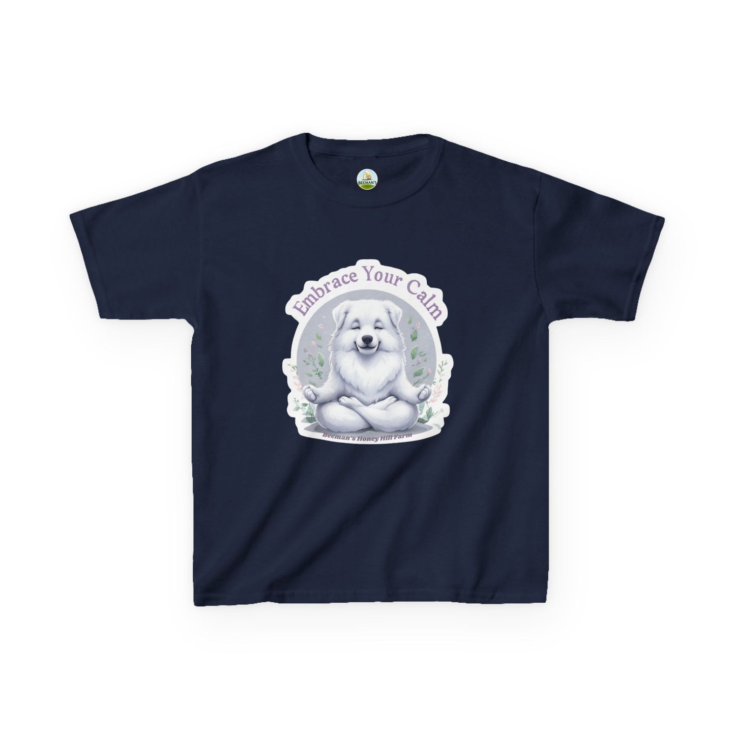 Great Pyrenees Embrace Your Calm Kids Tee