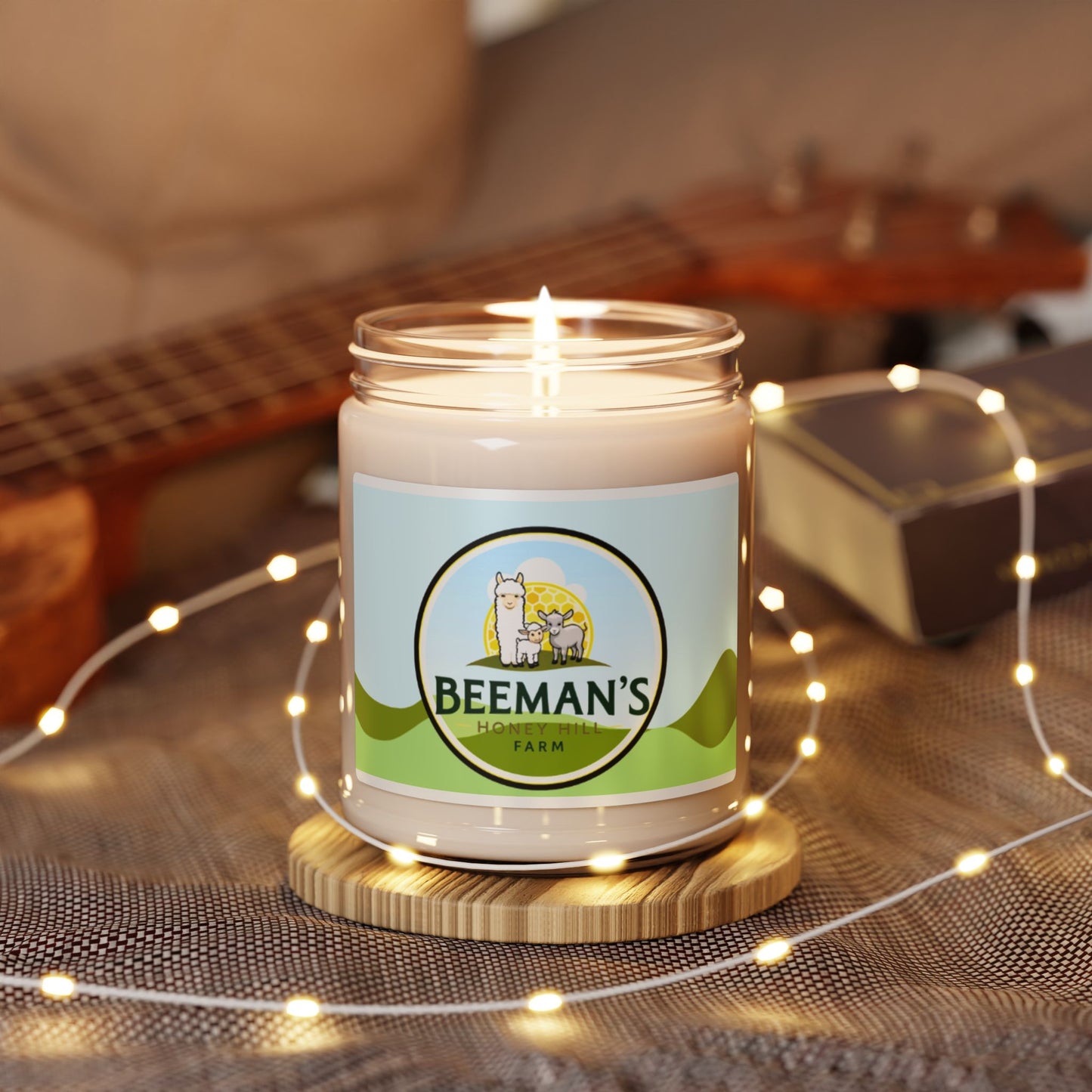 Beeman's Honey Farm Scented Soy Candle - 9oz - Cozy Farmhouse Decor