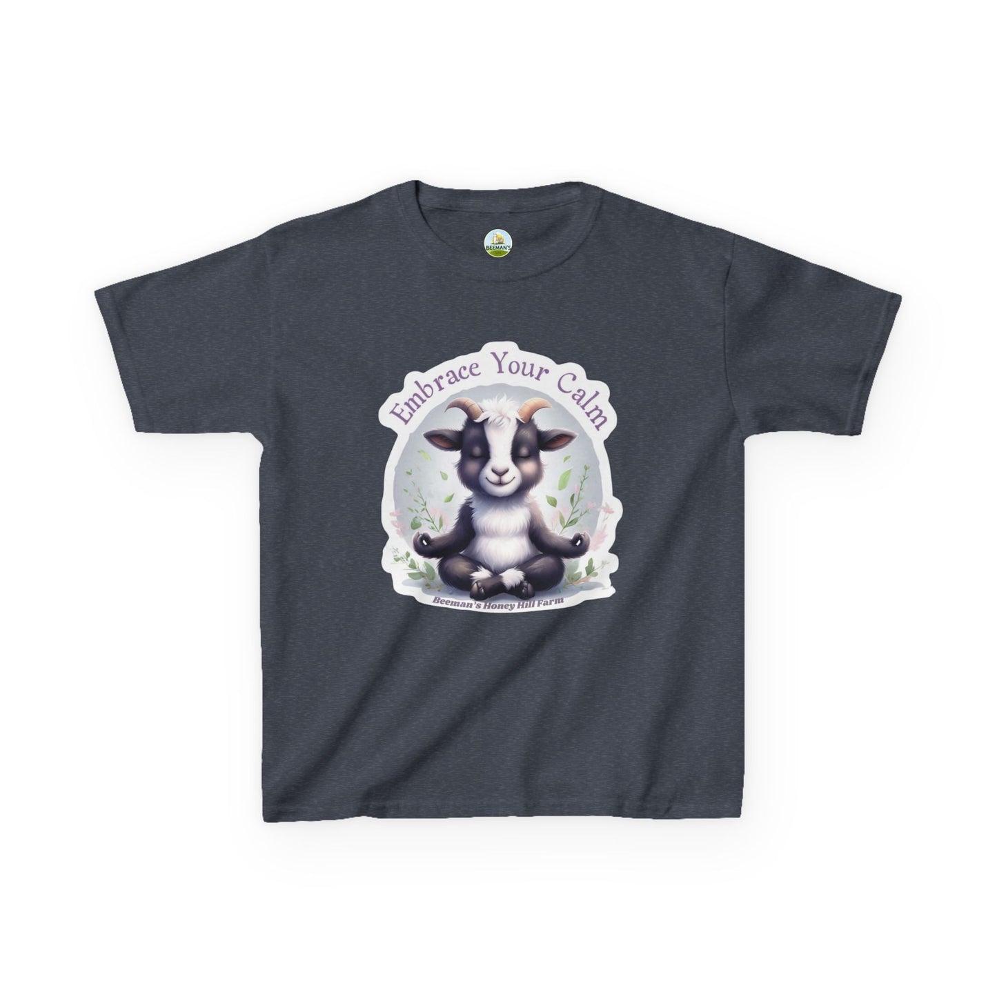 Goat Embrace Your Calm Kids T-Shirt - Beeman's Honey Hill Farm