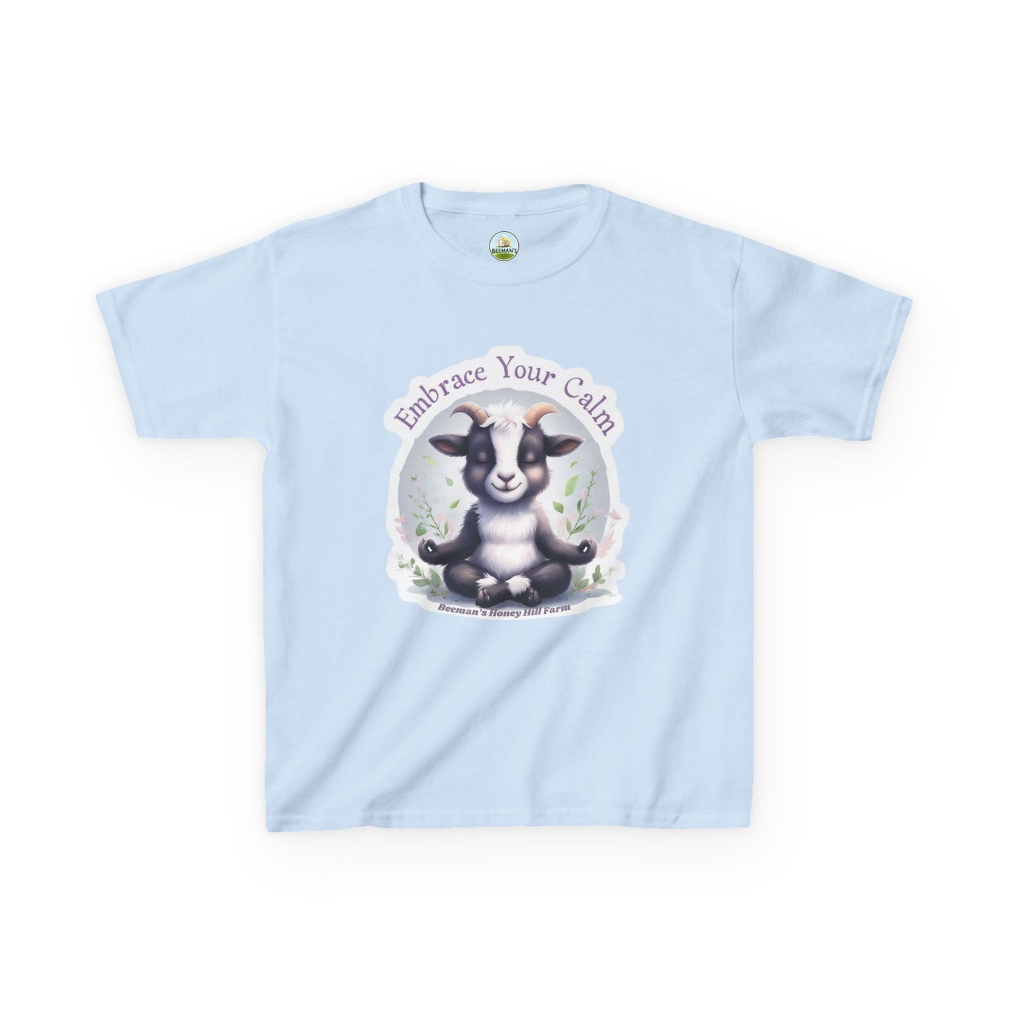 Goat Embrace Your Calm Kids T-Shirt - Beeman's Honey Hill Farm
