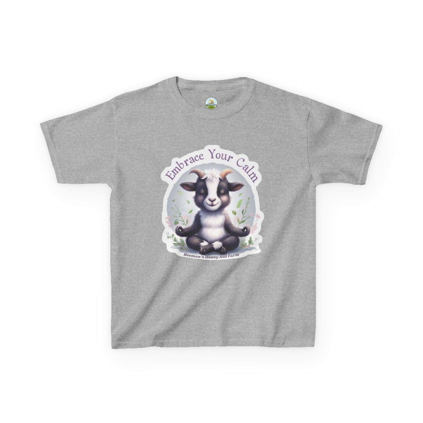 Goat Embrace Your Calm Kids T-Shirt - Beeman's Honey Hill Farm