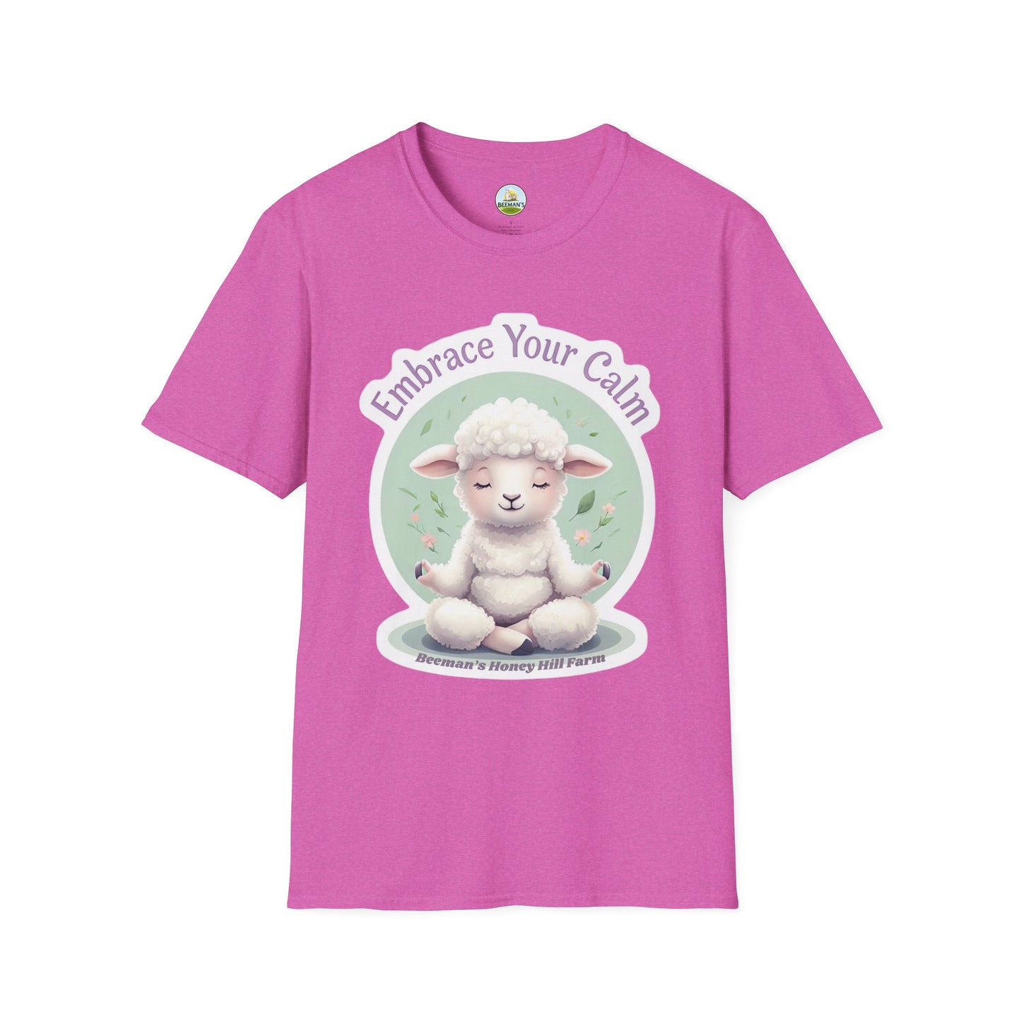 Sheep Embrace Your Calm T-Shirt - Beeman's Honey Hill Farm